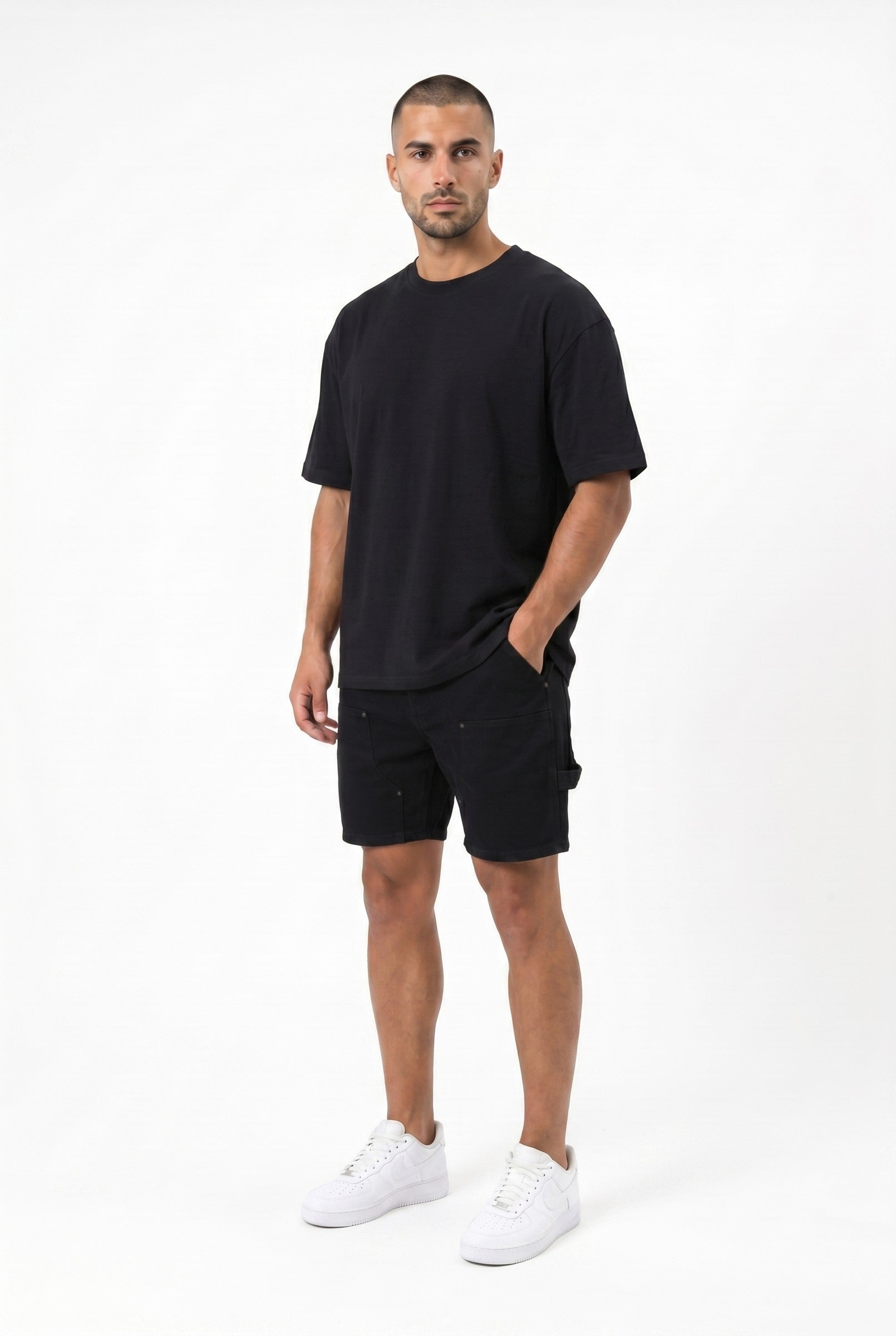 Men's Carpenter Denim Shorts | Blackstone London