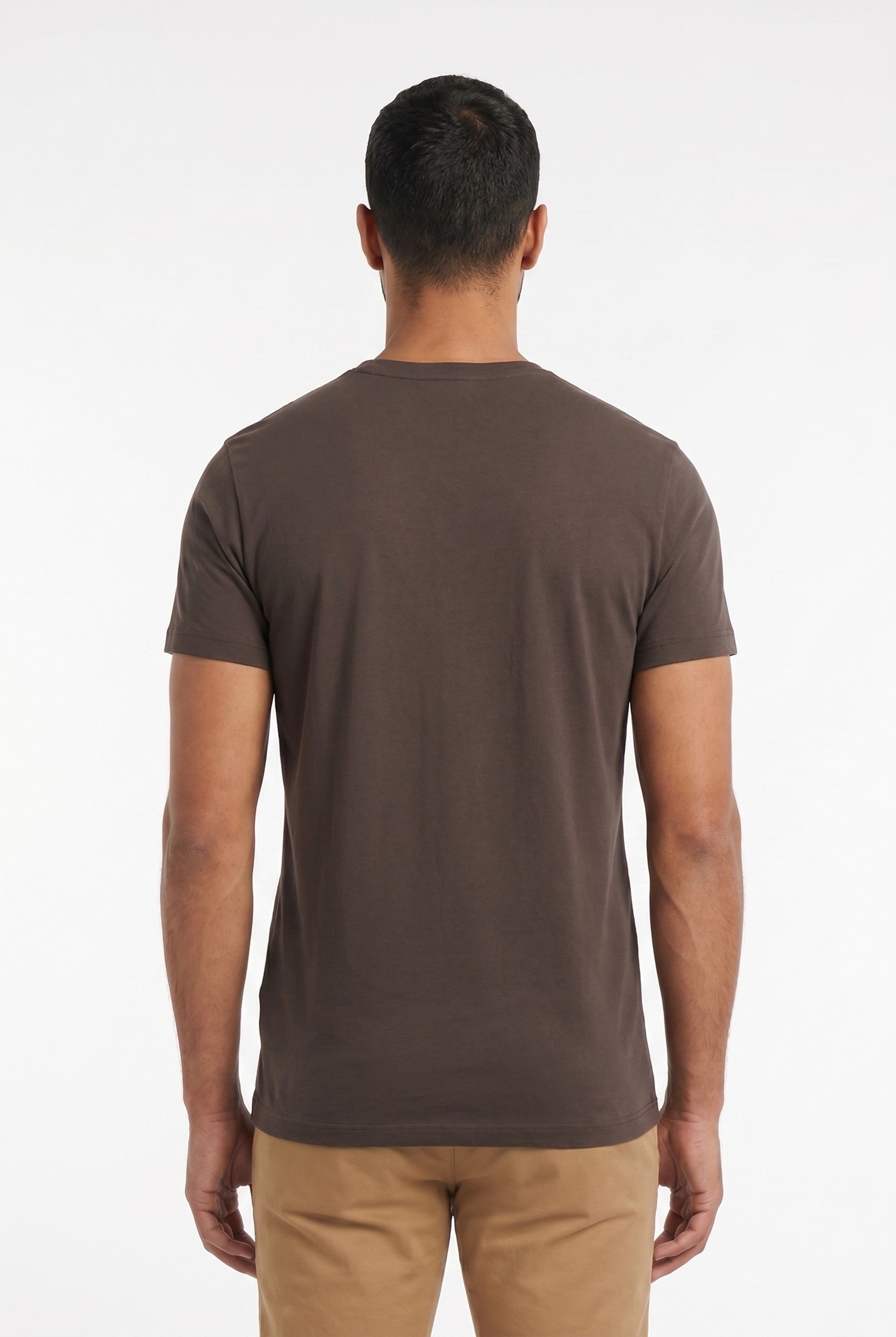 Men's Eyelet Crew Neck T-Shirt | Blackstone London