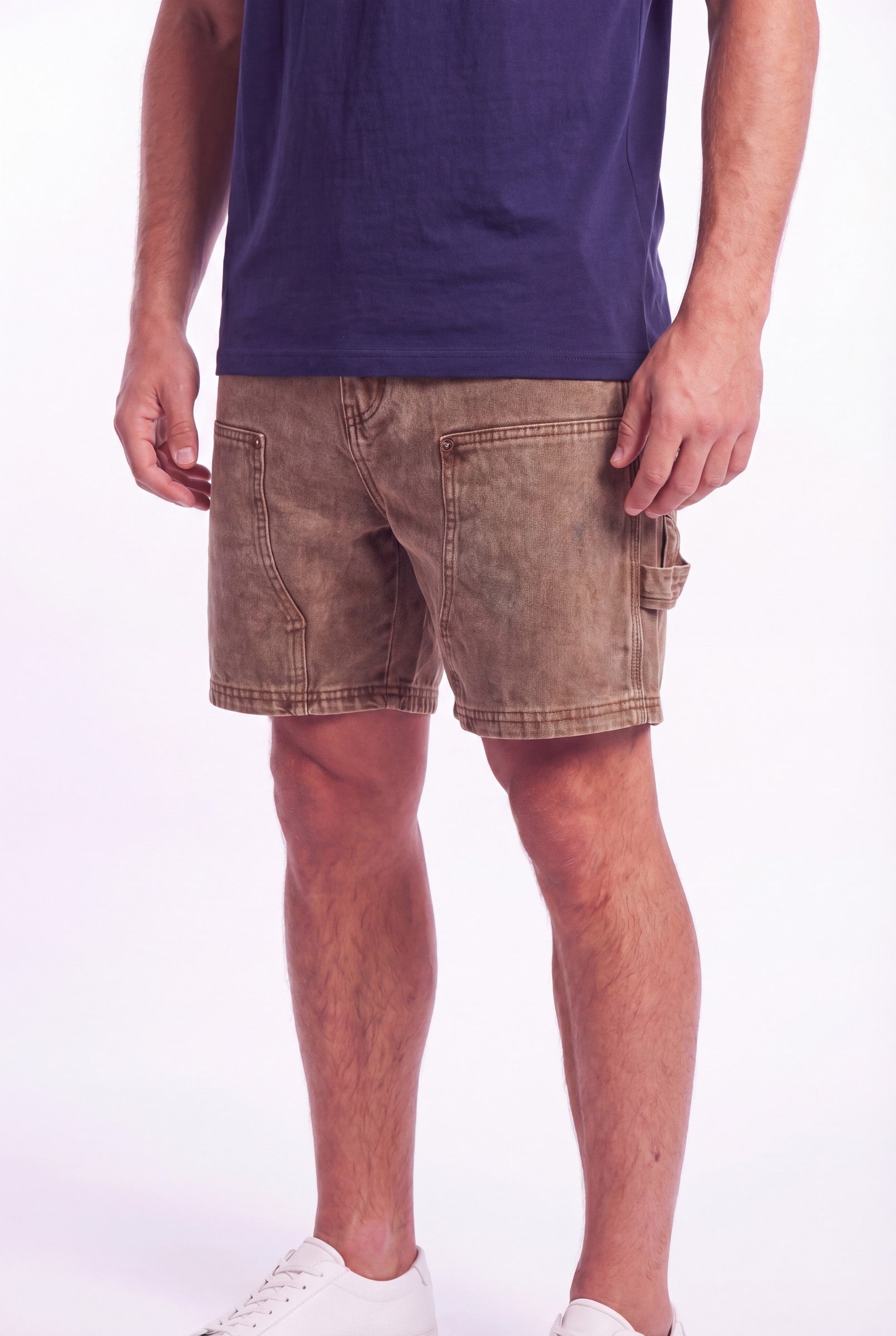Men's Carpenter Denim Shorts | Blackstone London