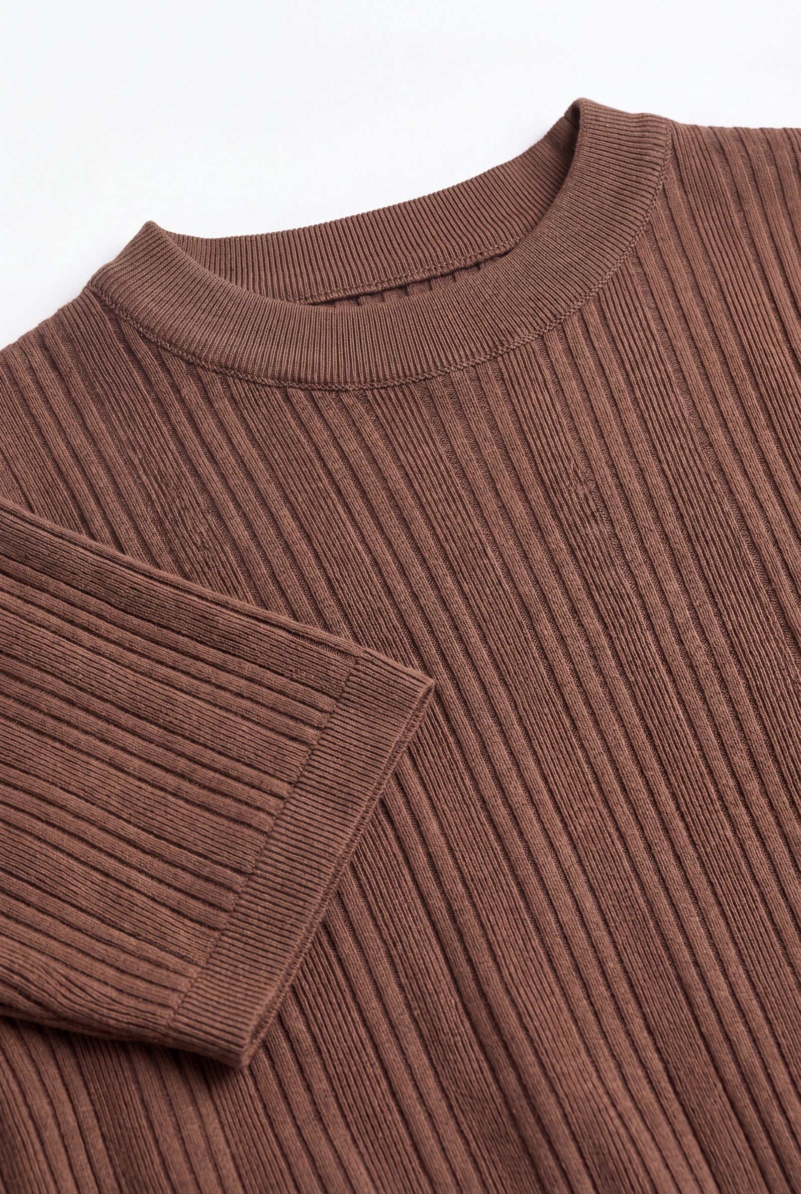 Men's Slim Ribbed Cotton T-Shirt | Blackstone London