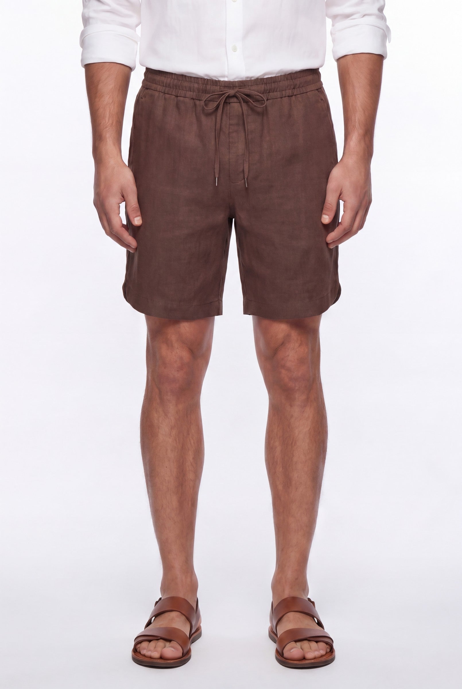 Men's Premium Linen Drawstring Shorts | Blackstone London