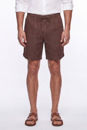 Men's Premium Linen Drawstring Shorts | Blackstone London
