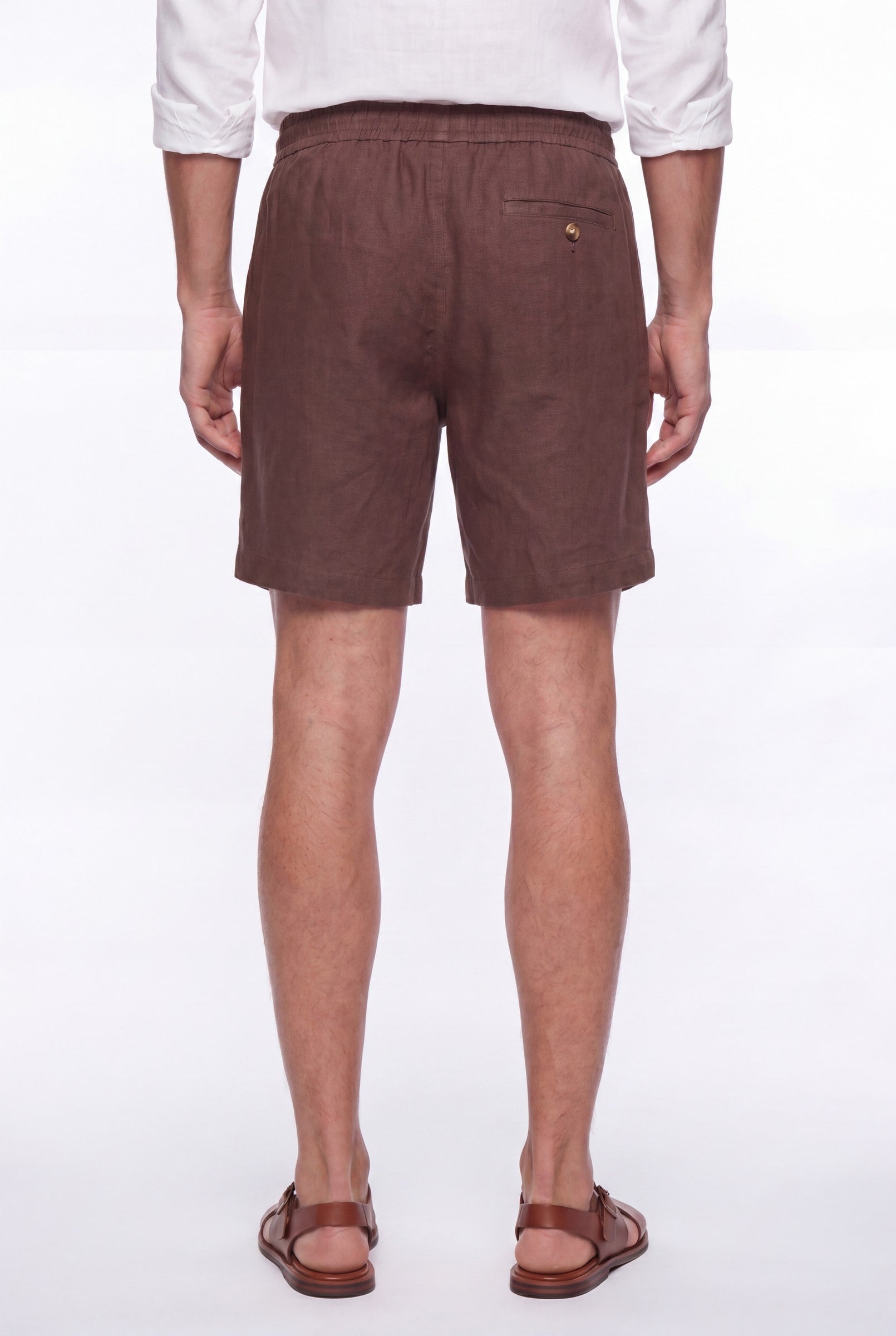 Men's Premium Linen Drawstring Shorts | Blackstone London
