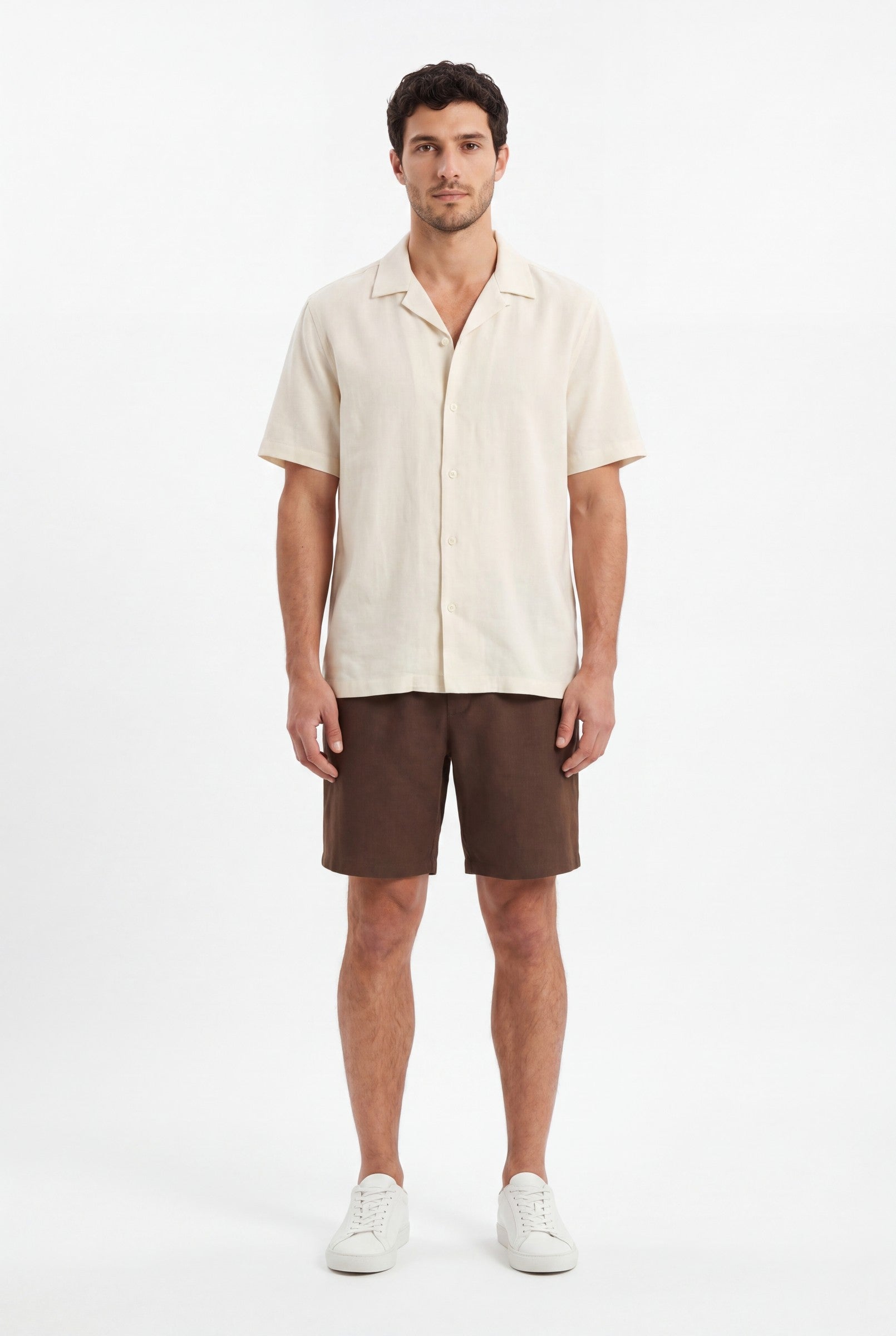 Men's Smart Linen Shorts | Blackstone London