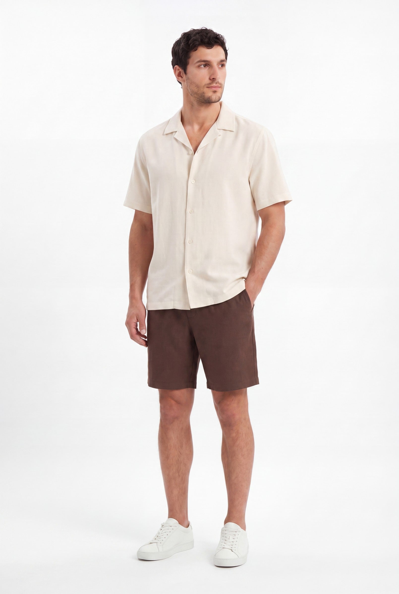 Men's Smart Linen Shorts | Blackstone London