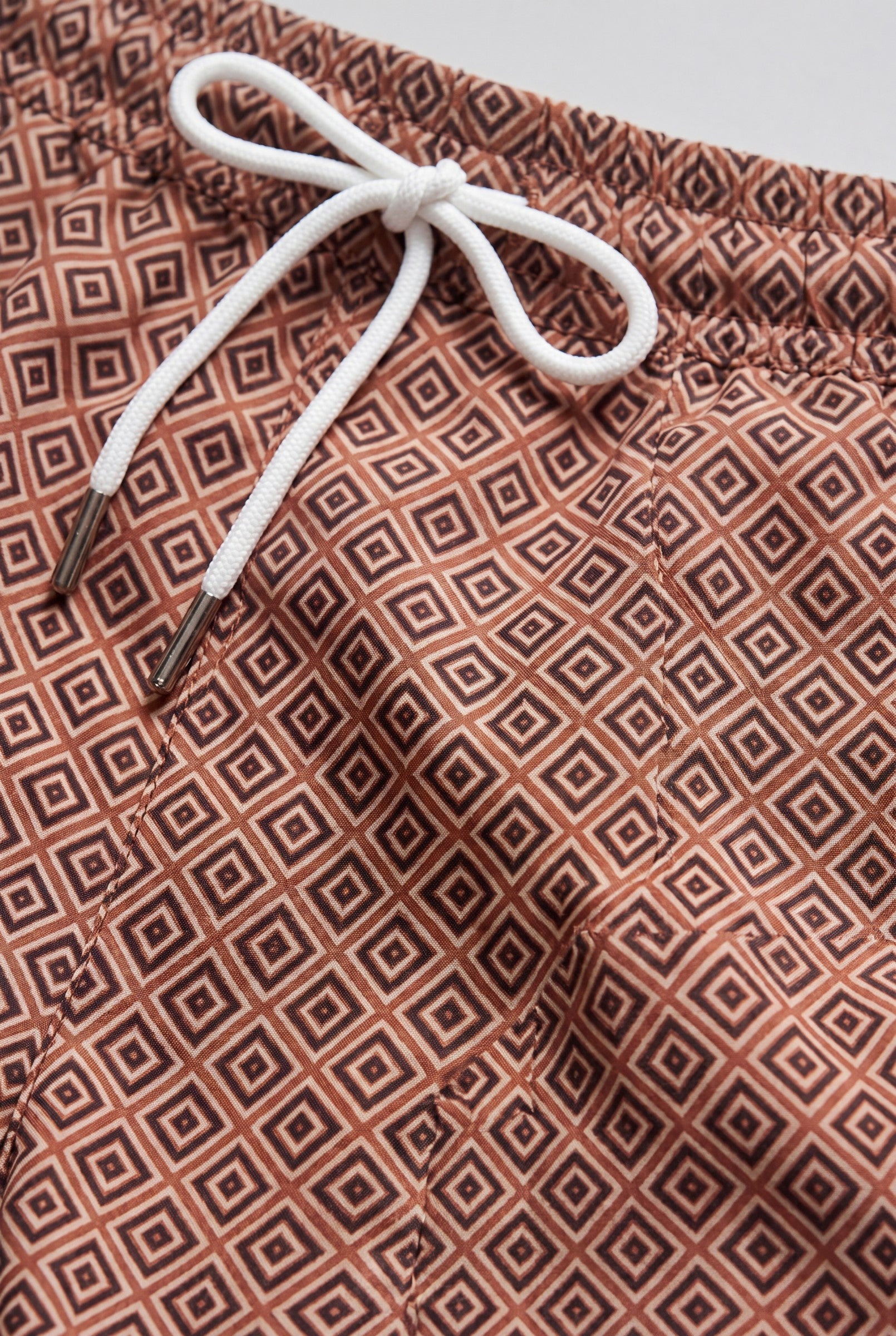 Men's Santo Print Swim Shorts | Blackstone London