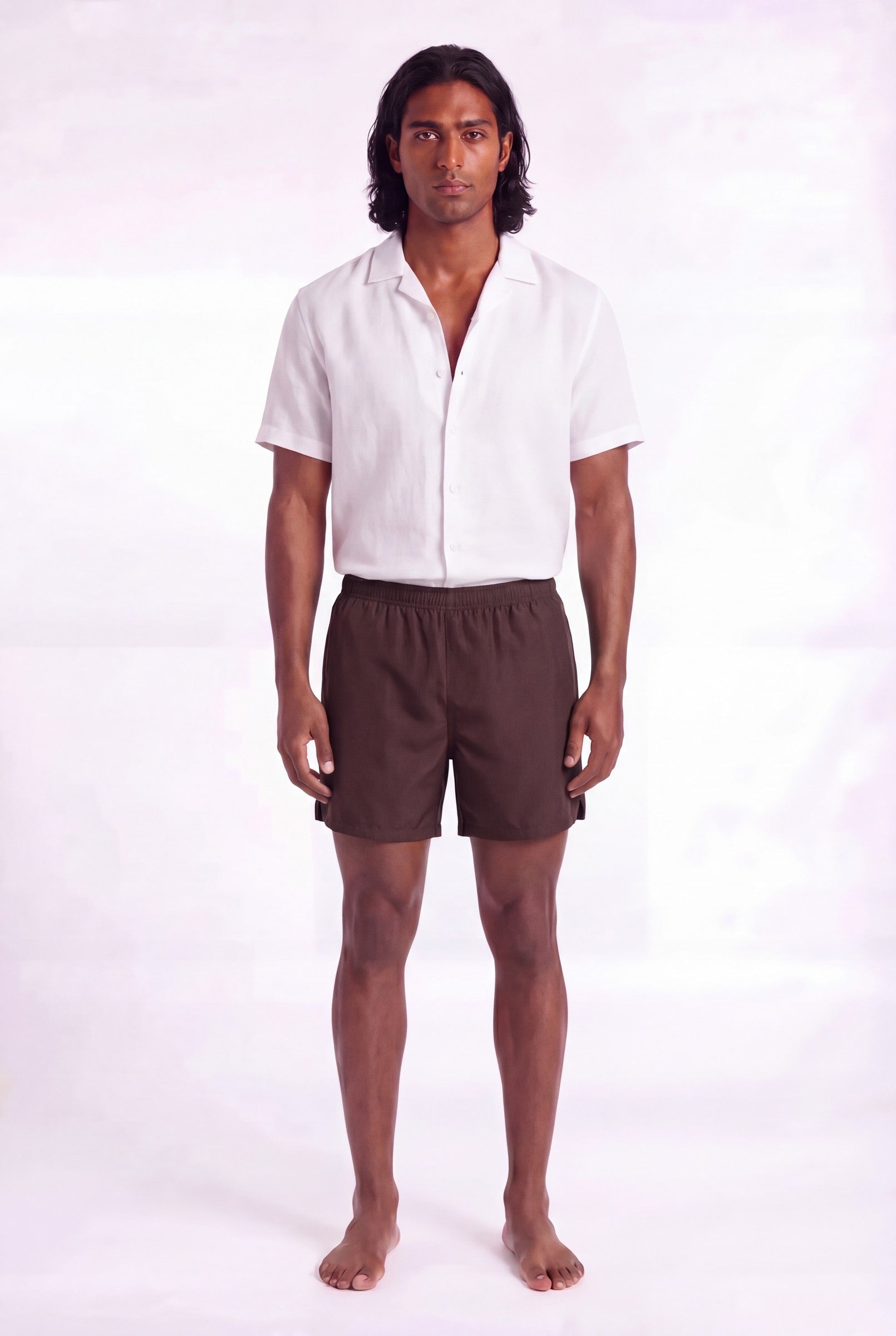 Men's Solid Resort Swim Shorts | Blackstone London