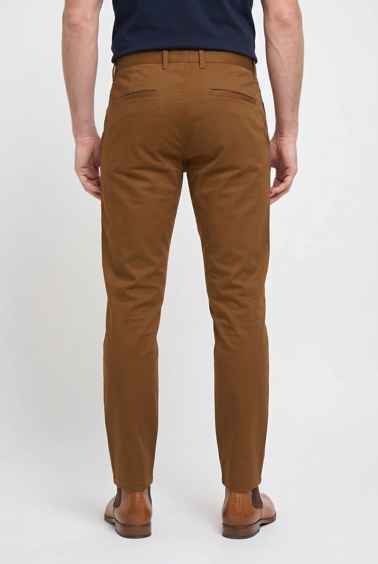 Men's Sierra Brown Chino Trousers | Blackstone London