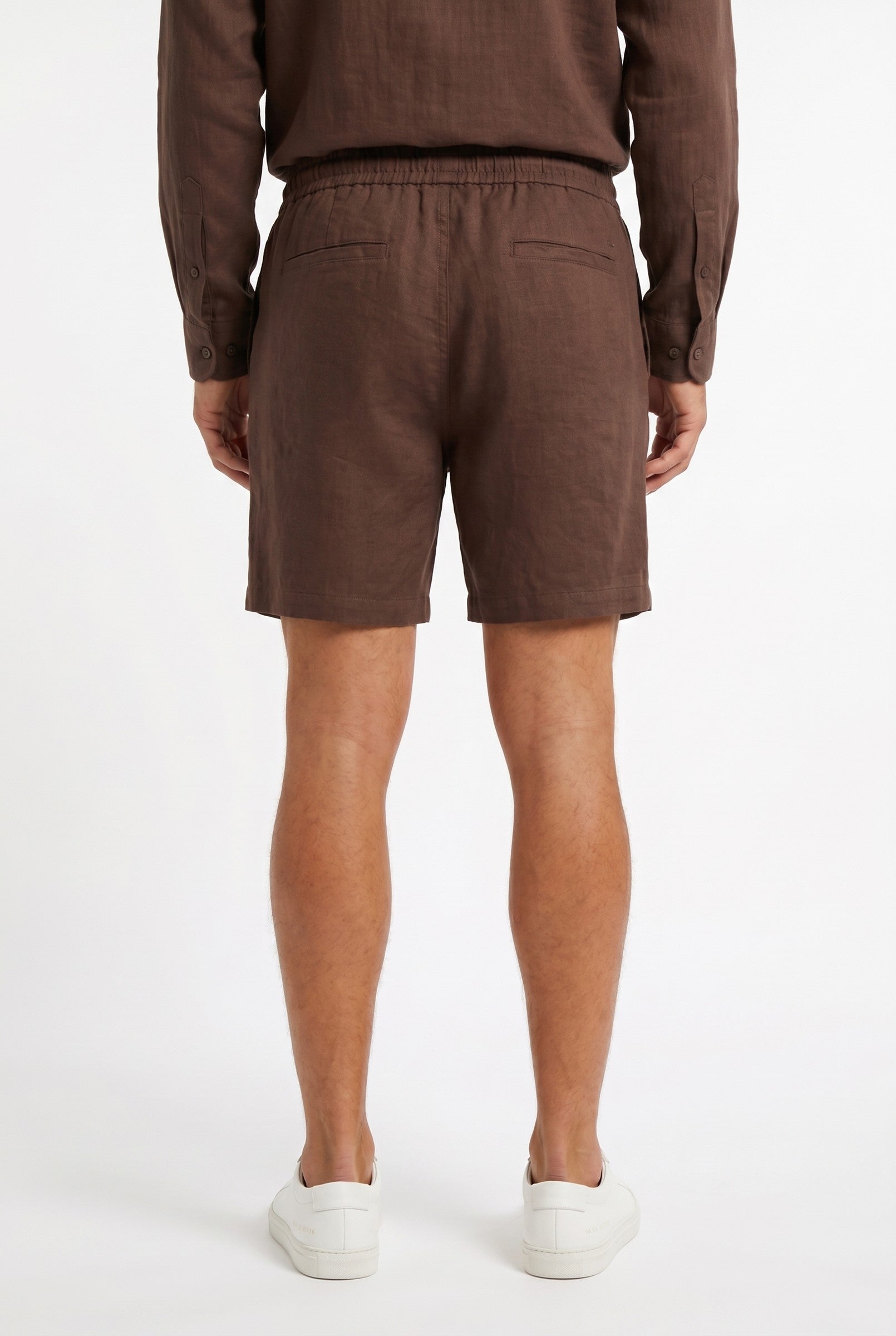 Men's Linen Leisure Drawstring Shorts | Blackstone London