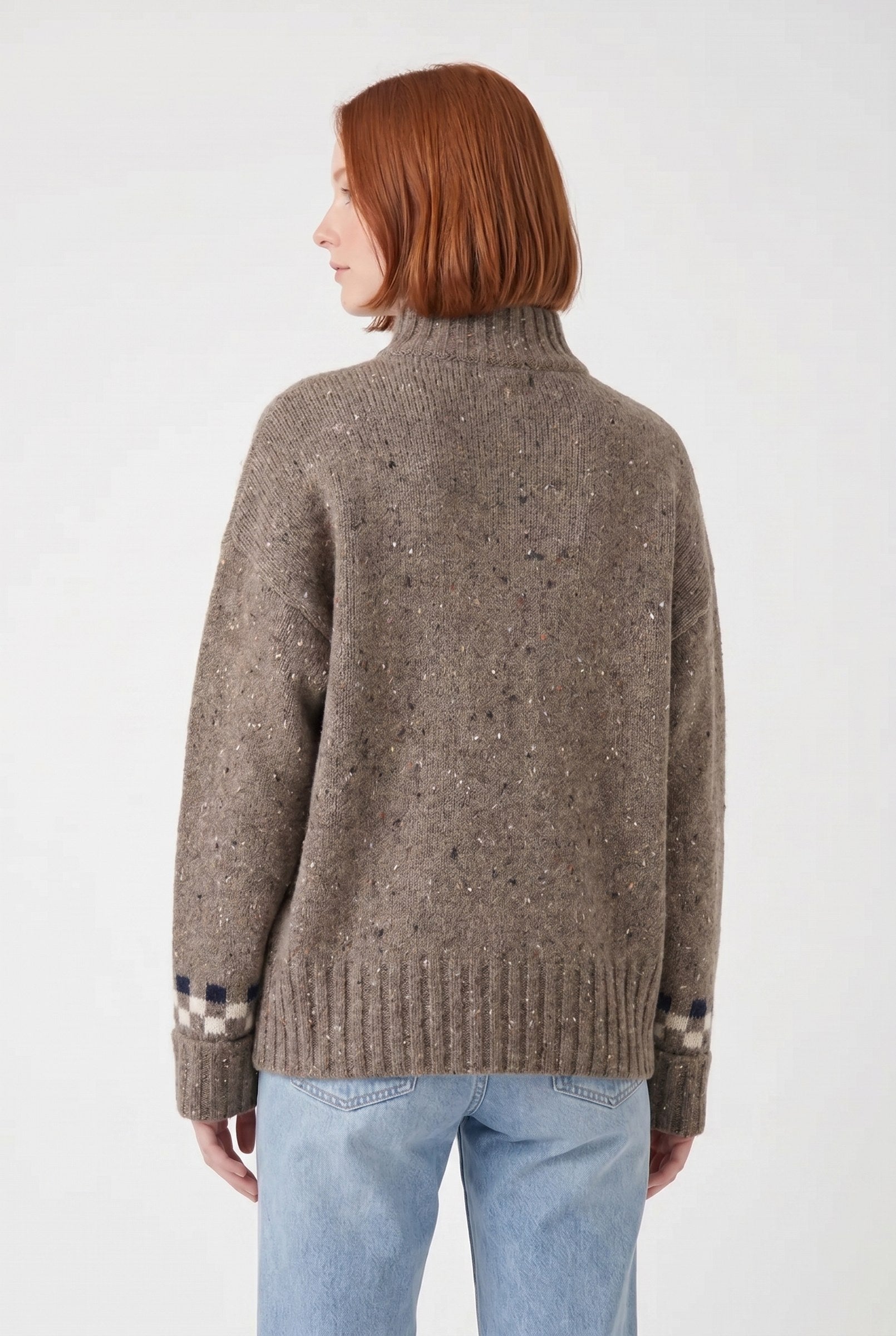 Women's Sheep Half-Zip Heritage Jumper | Blackstone London