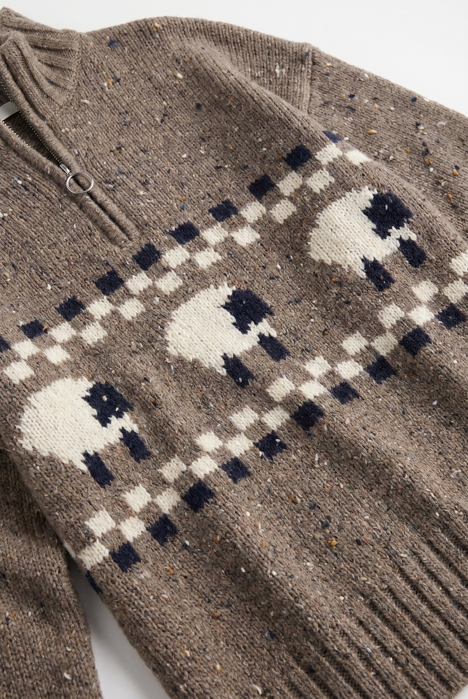 Women's Sheep Half-Zip Heritage Jumper | Blackstone London