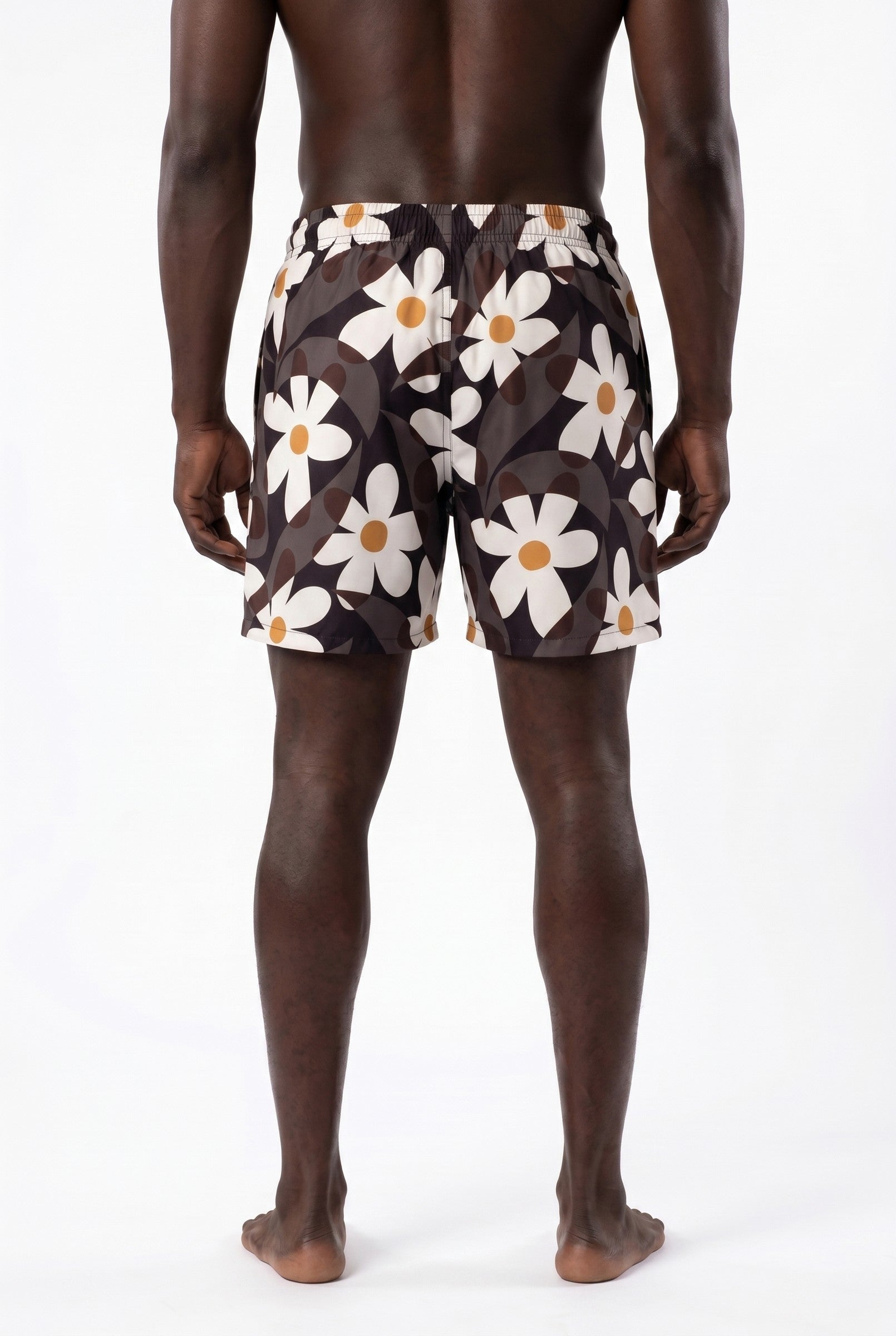 Men's Tropical Print Swim Shorts | Blackstone London