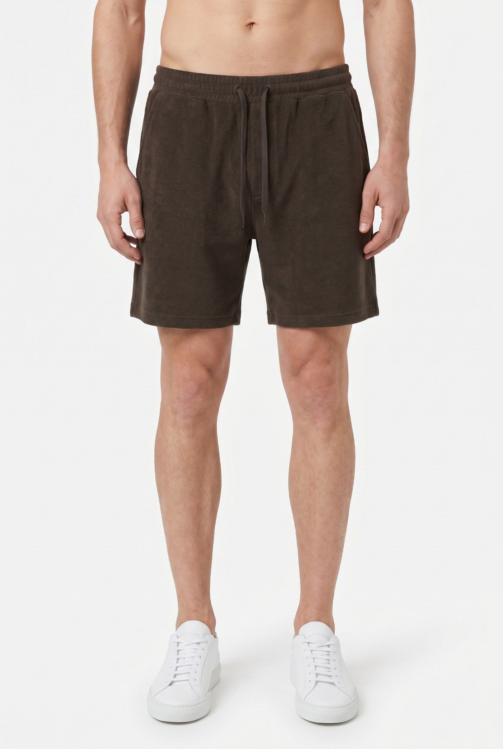 Men's Seersucker Texture Swim Shorts | Blackstone London