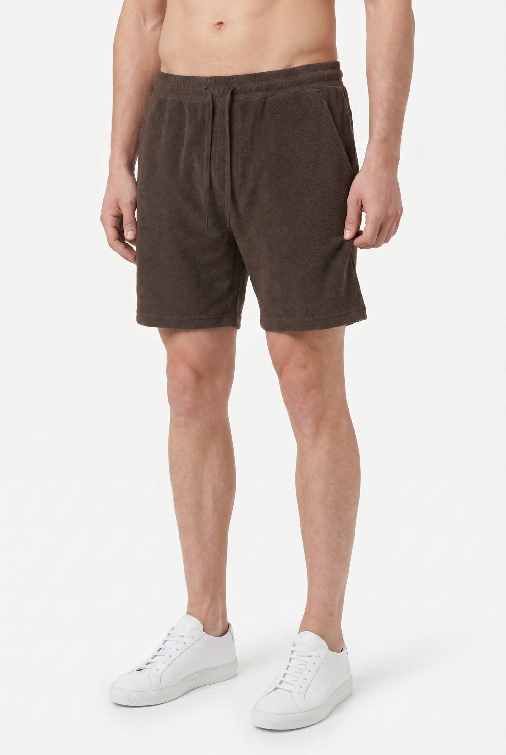 Men's Seersucker Texture Swim Shorts | Blackstone London