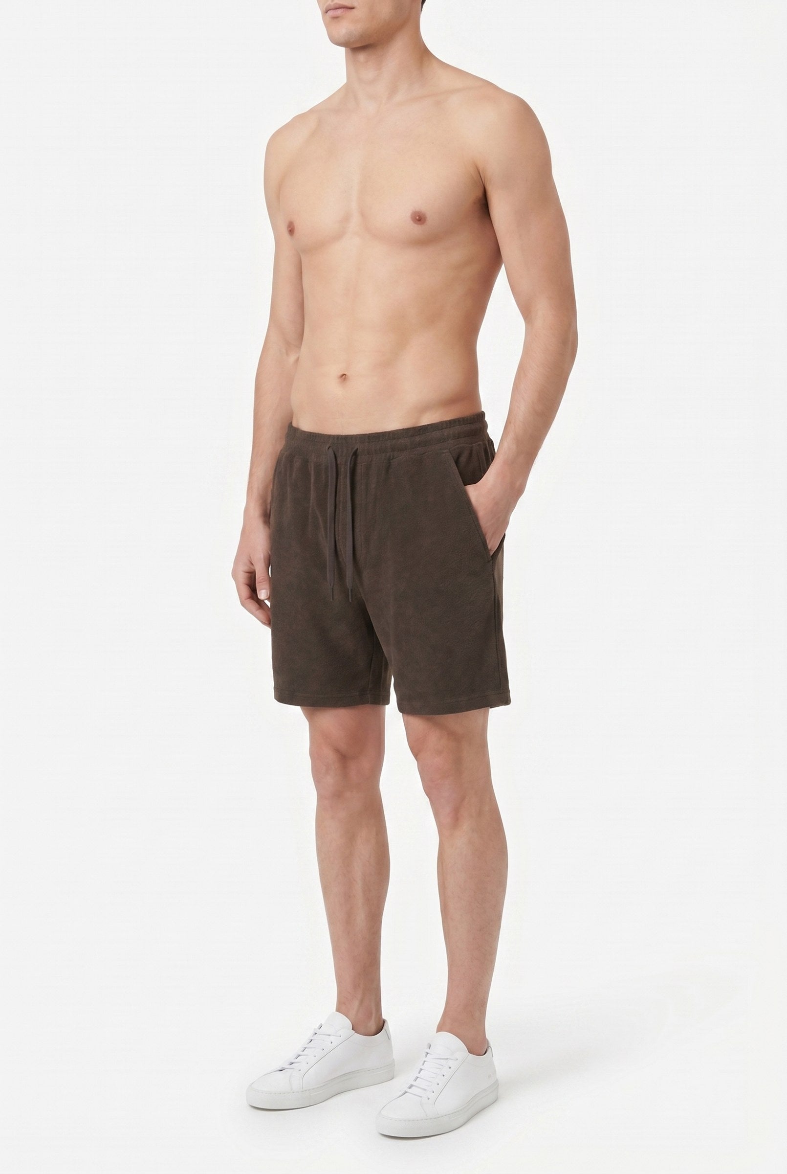 Men's Seersucker Texture Swim Shorts | Blackstone London