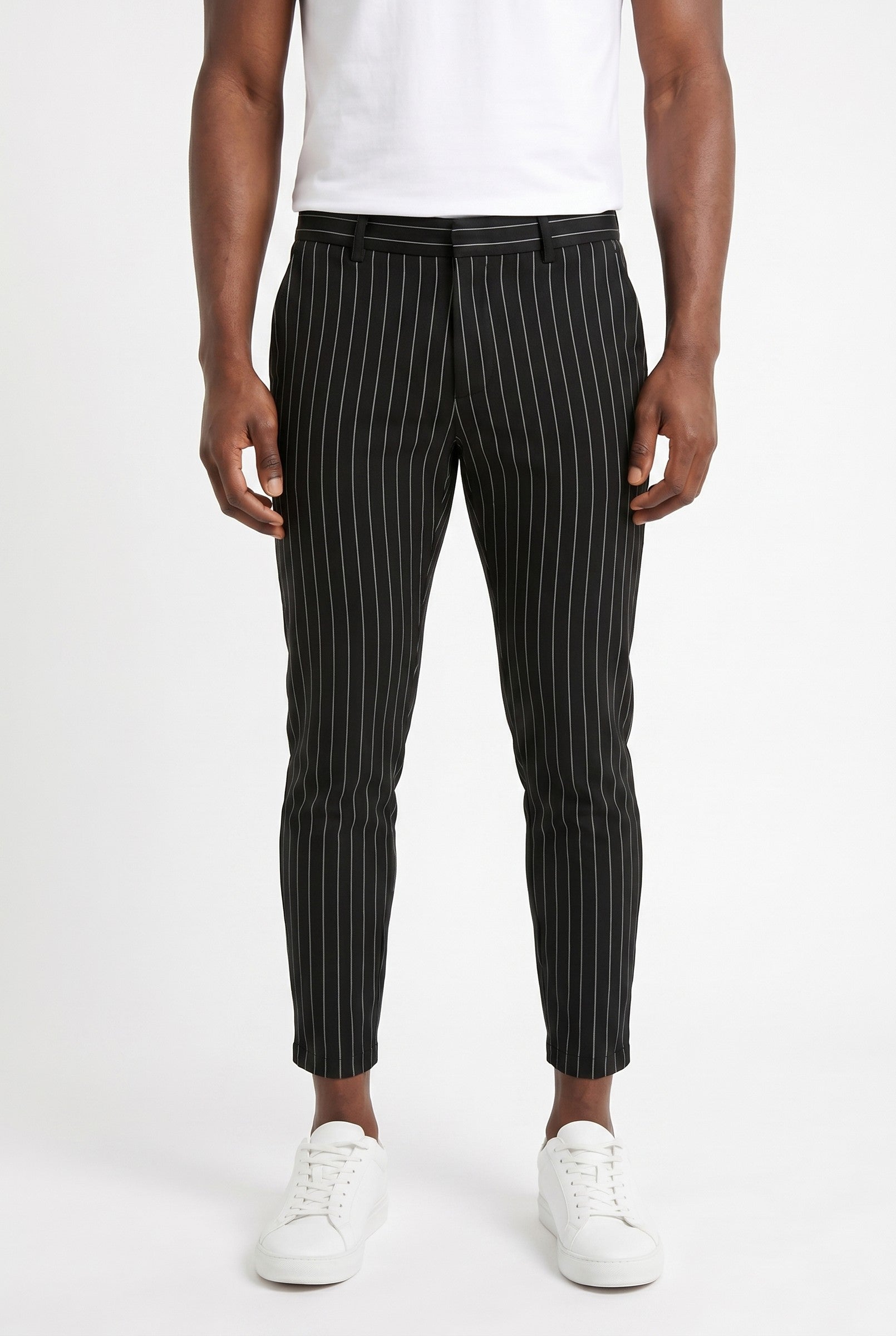 Men's Signature Half Belt Trousers | Blackstone London