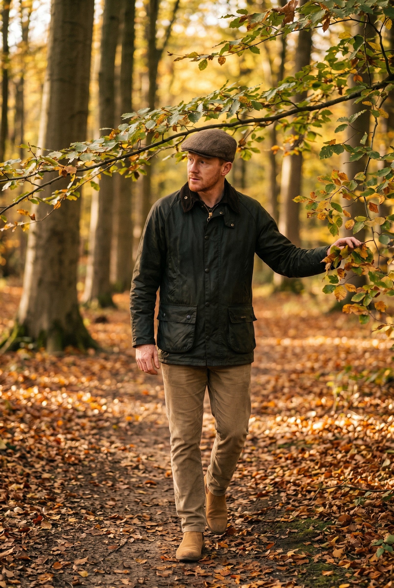 Men's Heritage Flat Cap | Blackstone London