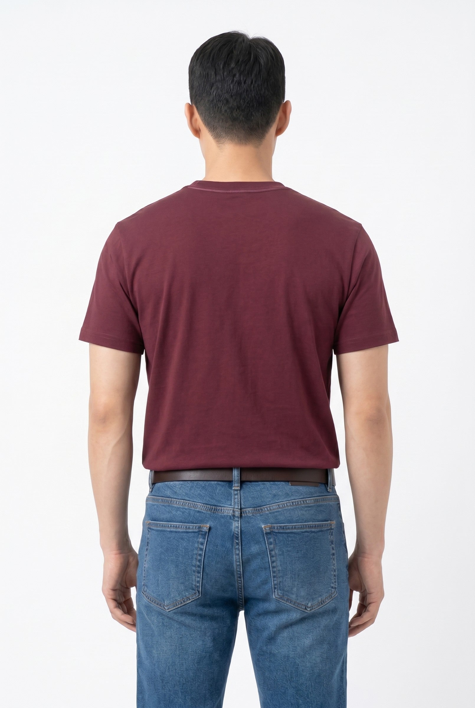 Men's Midweight Cotton Crew Neck T-Shirt | Blackstone London