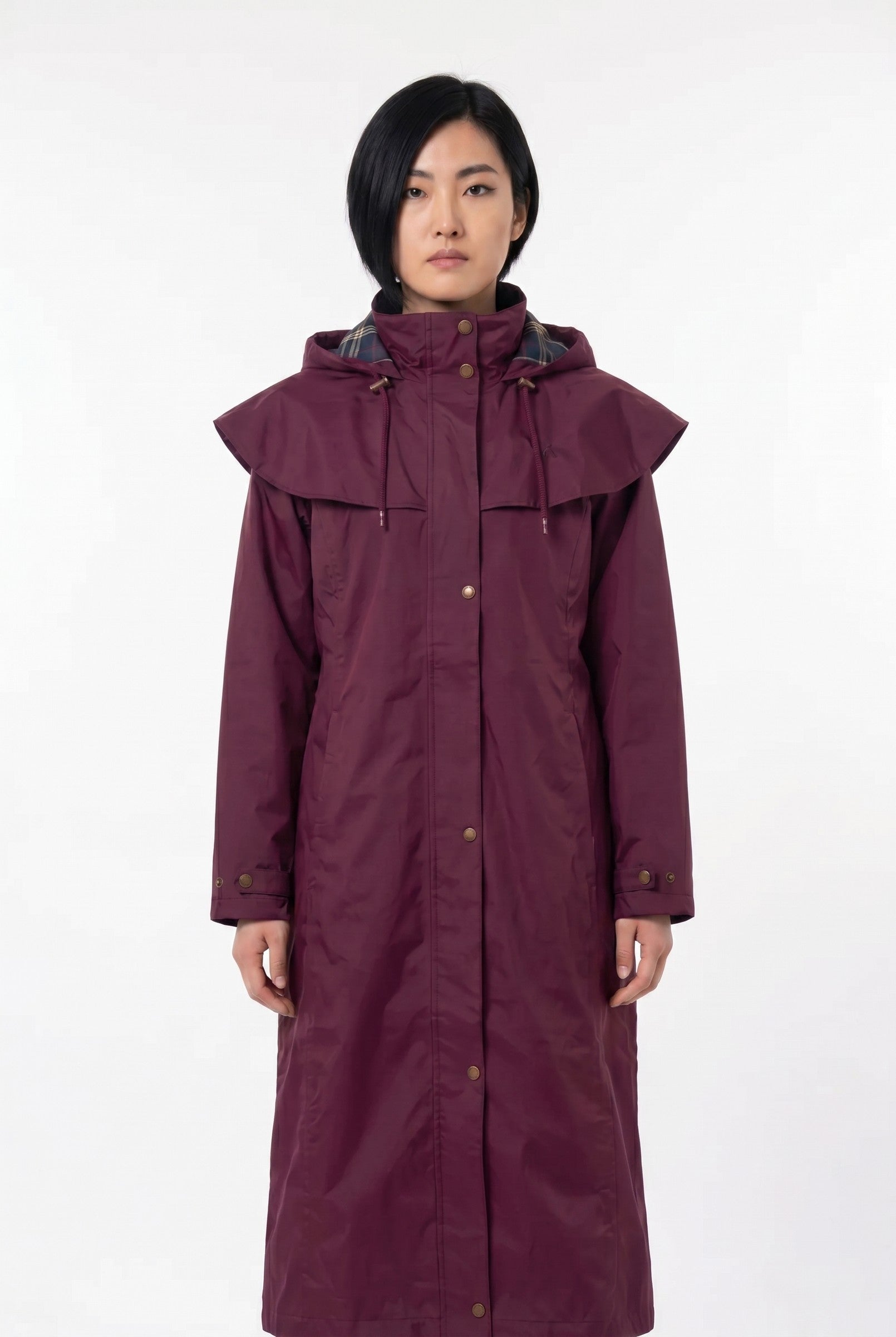 Women's Long Waterproof Raincoat | Blackstone London