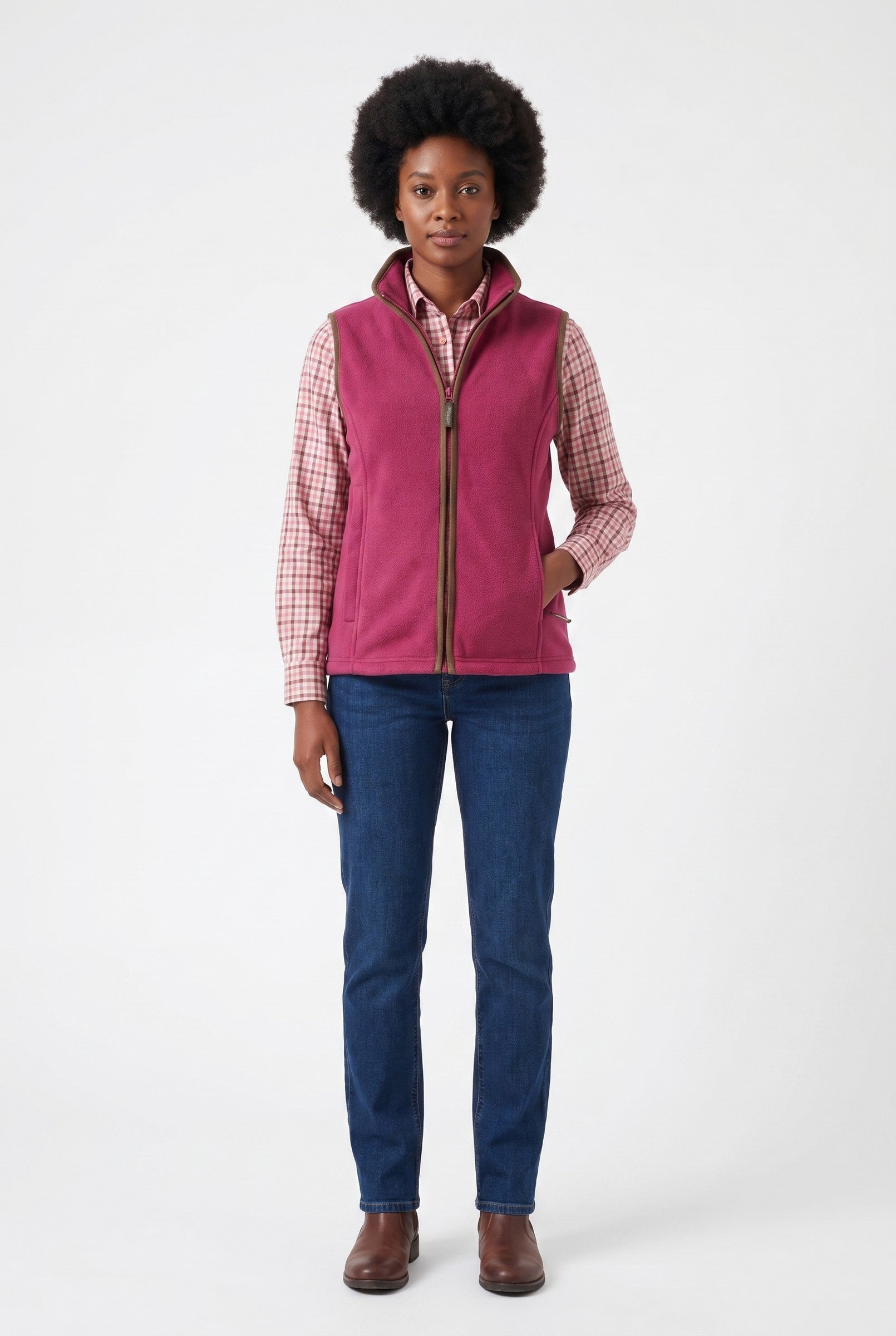 Women's Heritage Fleece Gilet | Blackstone London