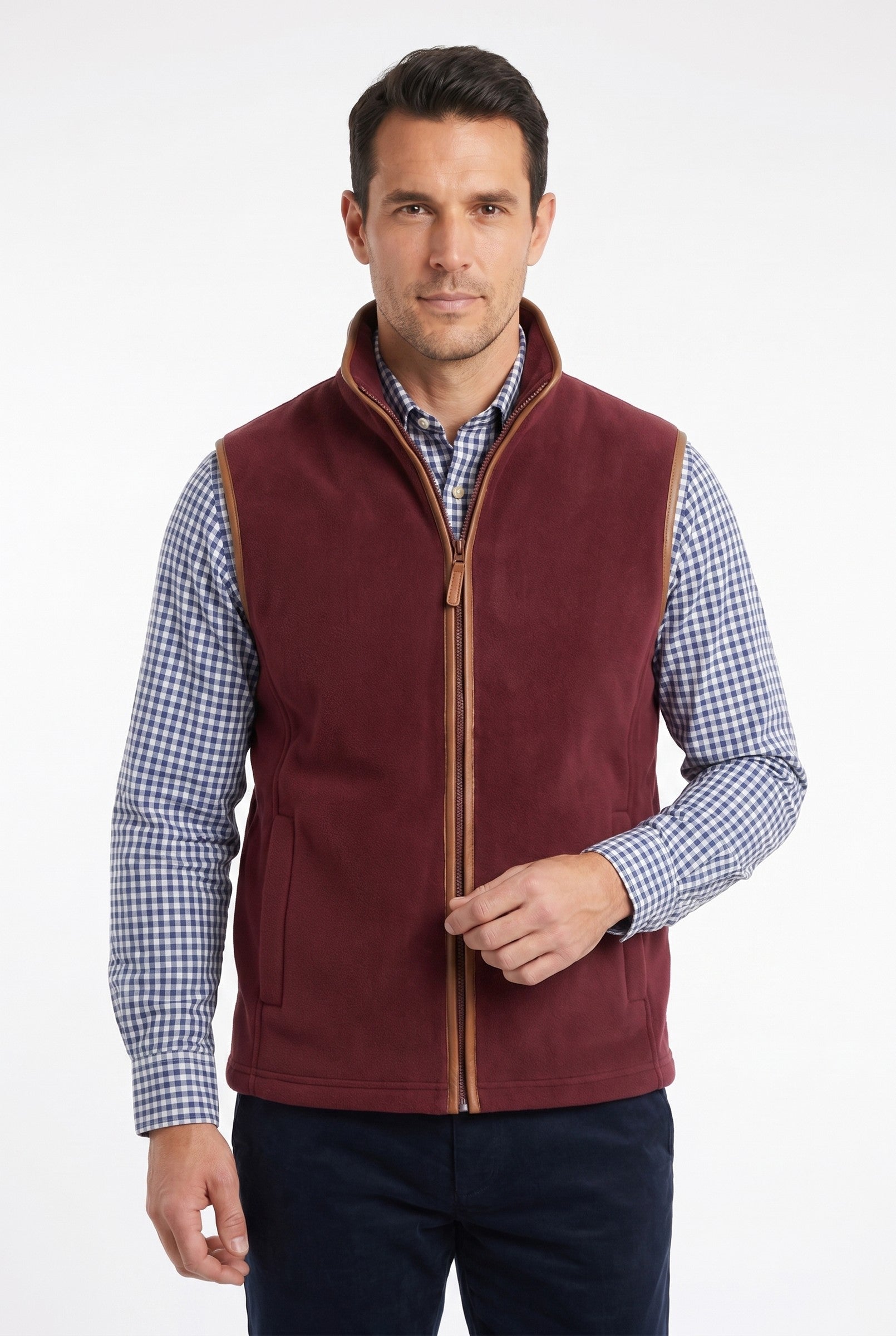Men's Oakham Fleece Gilet | Blackstone London