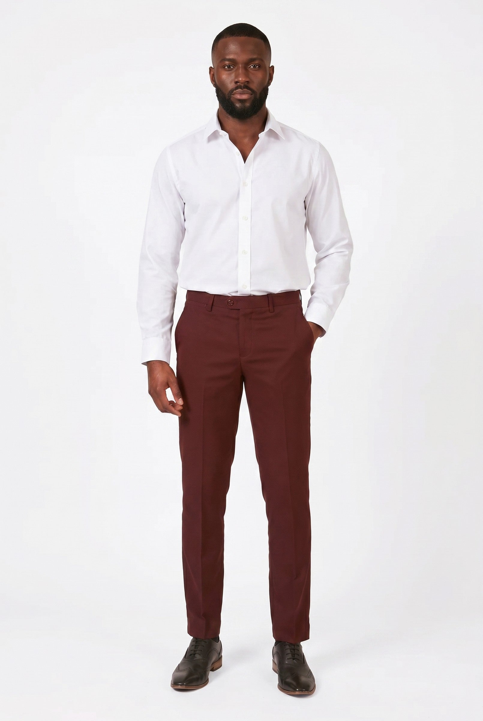 Men's Slim Fit Tailored Trousers | Blackstone London