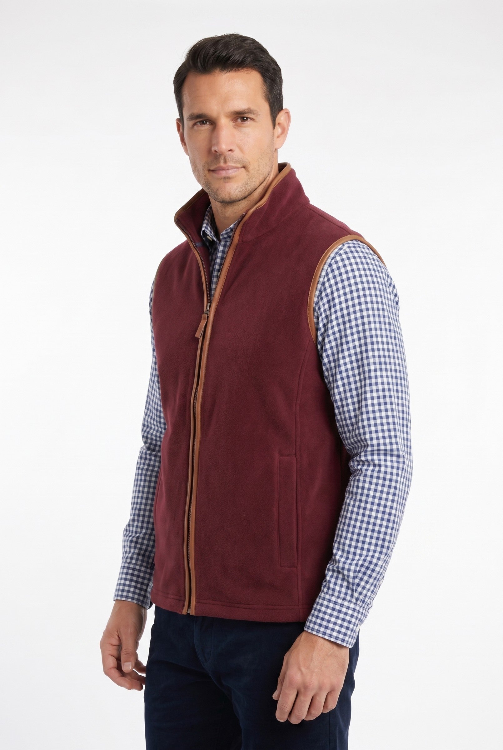Men's Oakham Fleece Gilet | Blackstone London