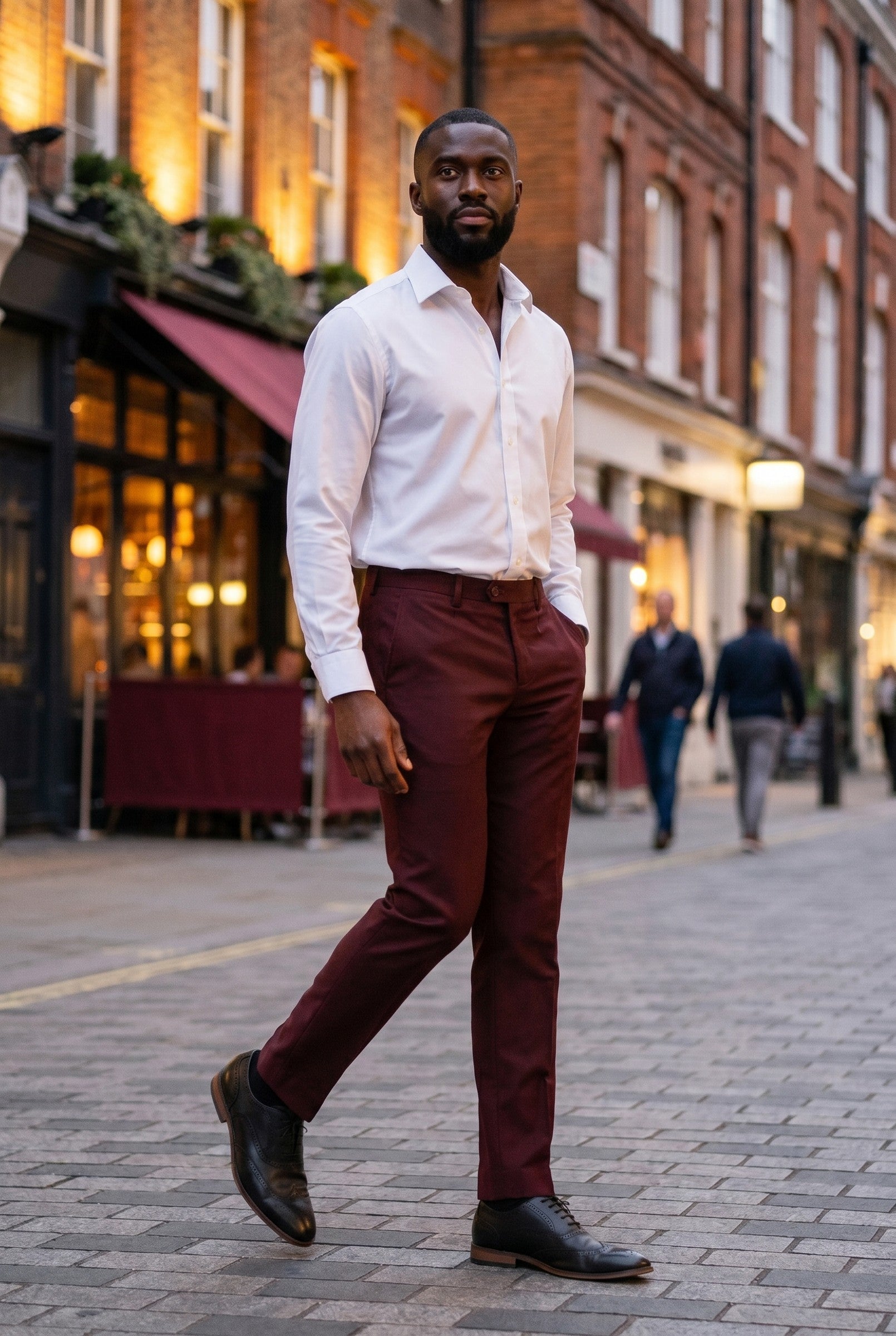 Men's Slim Fit Tailored Trousers | Blackstone London