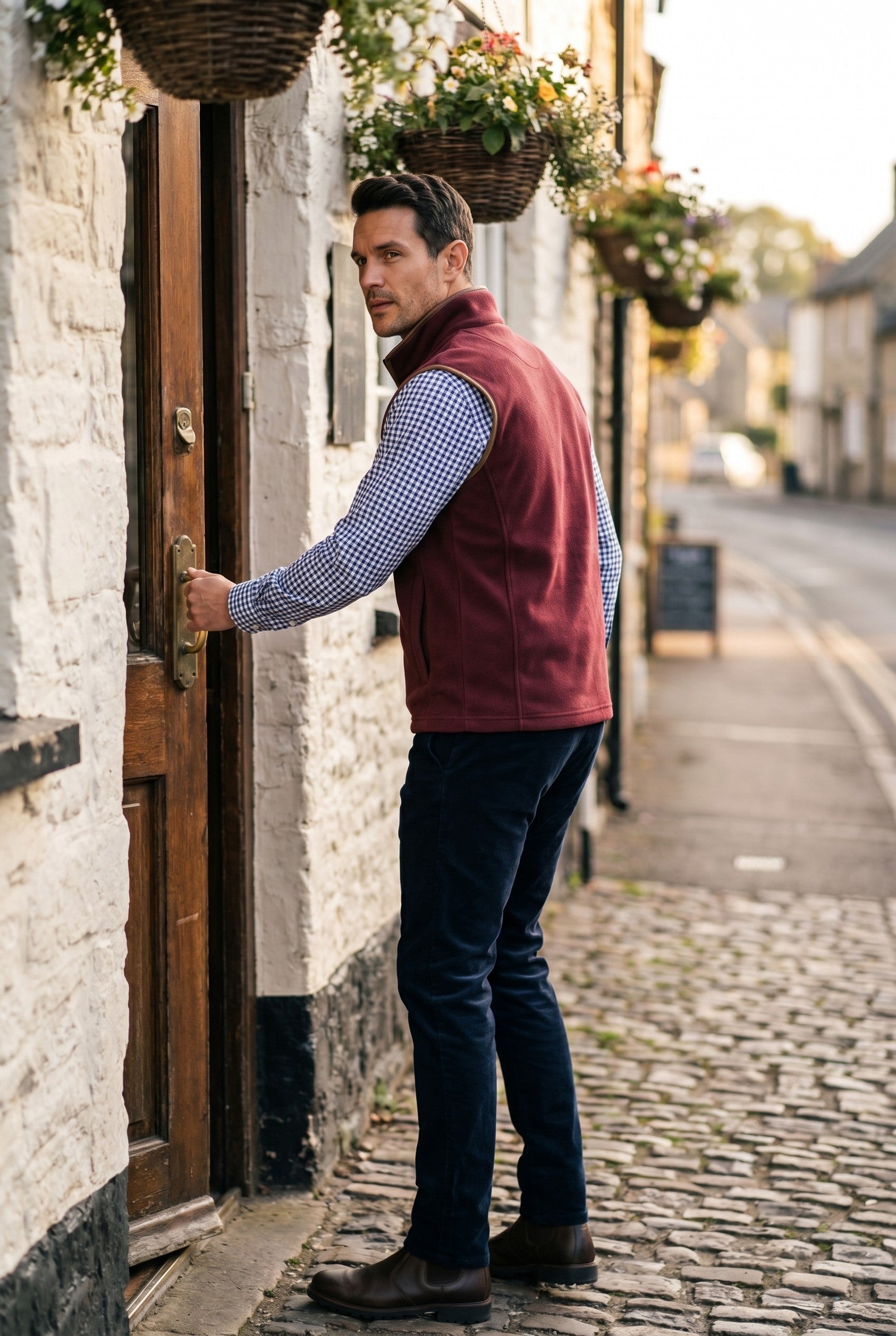 Men's Oakham Fleece Gilet | Blackstone London