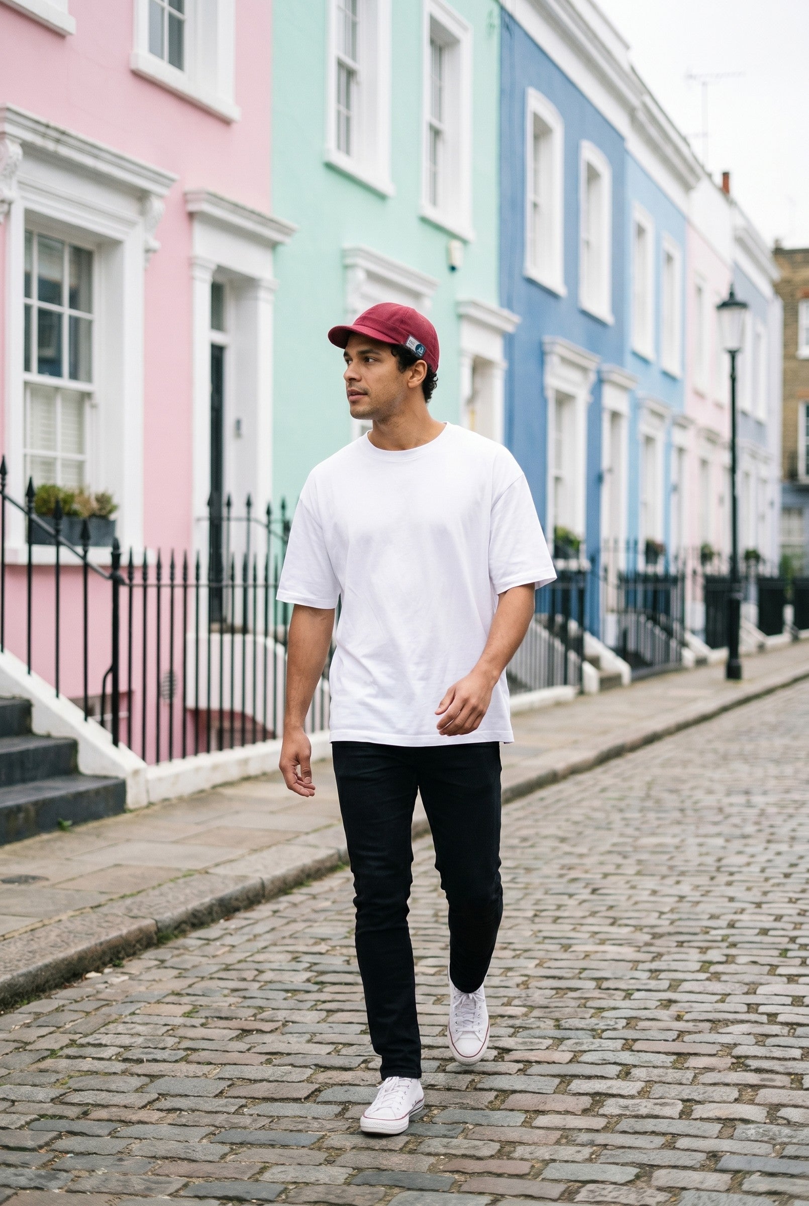 Men's Short Brim Baseball Cap | Blackstone London