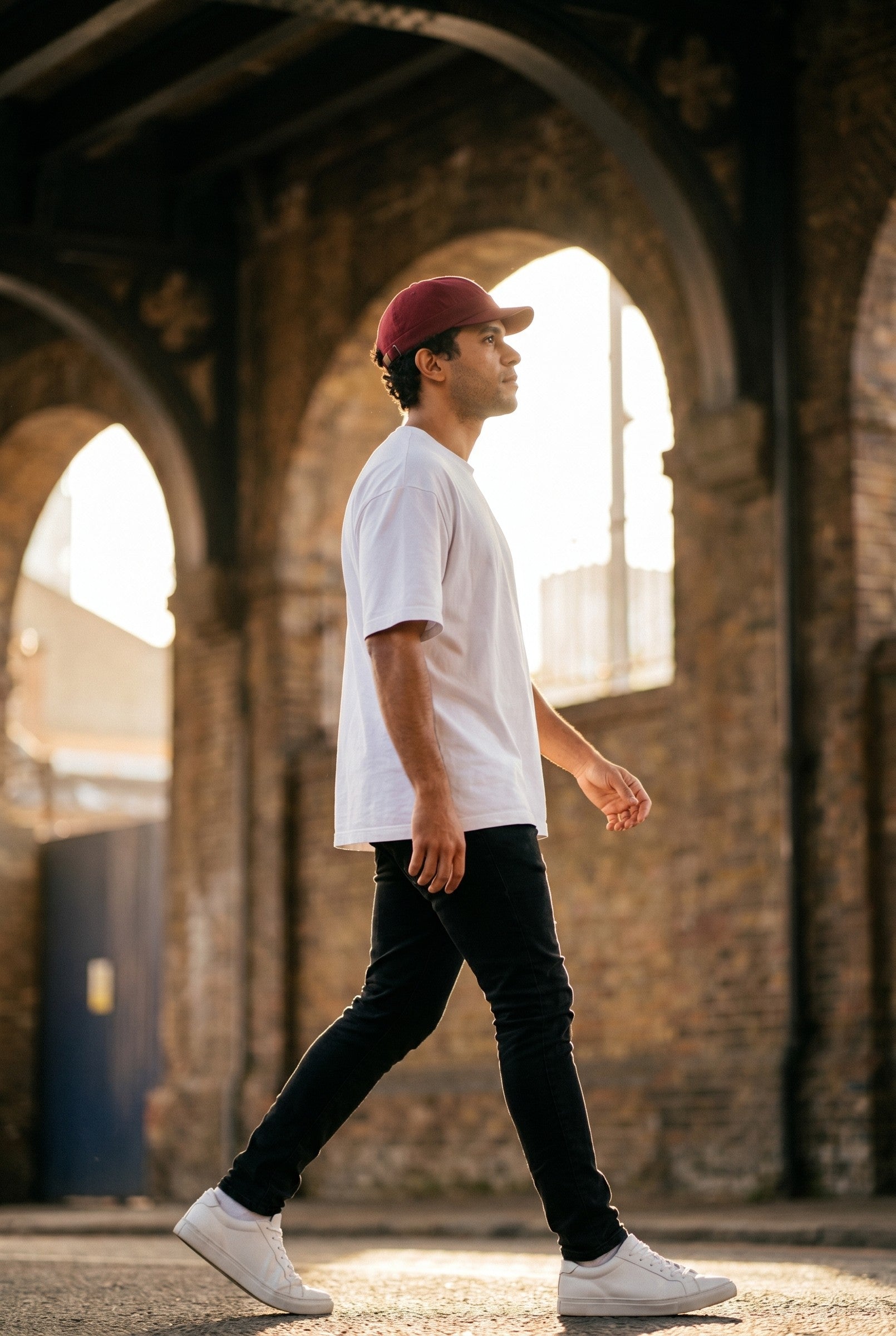 Men's Short Brim Baseball Cap | Blackstone London