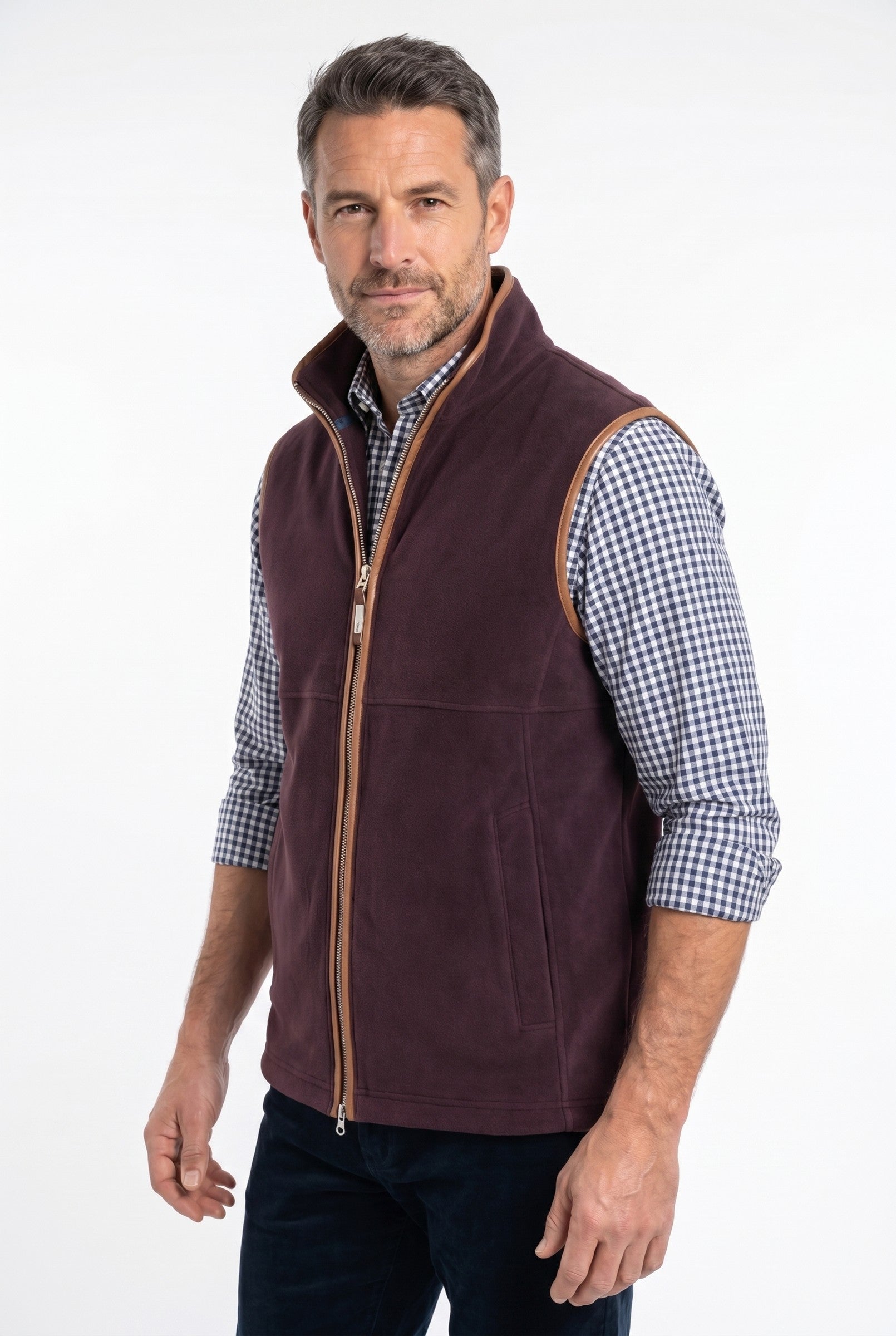 Men's Oakham Fleece Gilet | Blackstone London