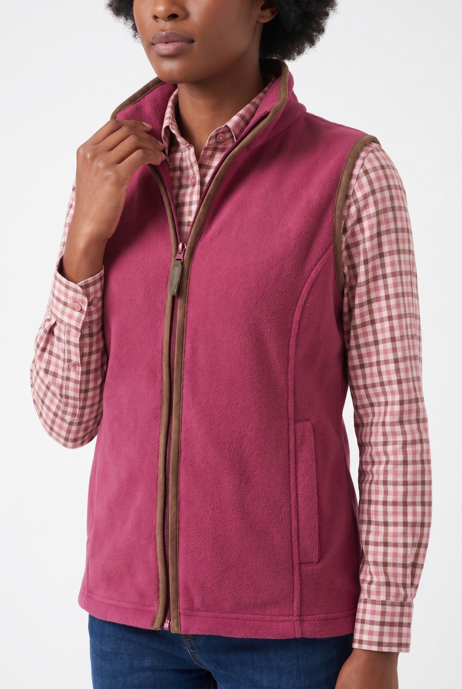 Women's Heritage Fleece Gilet | Blackstone London