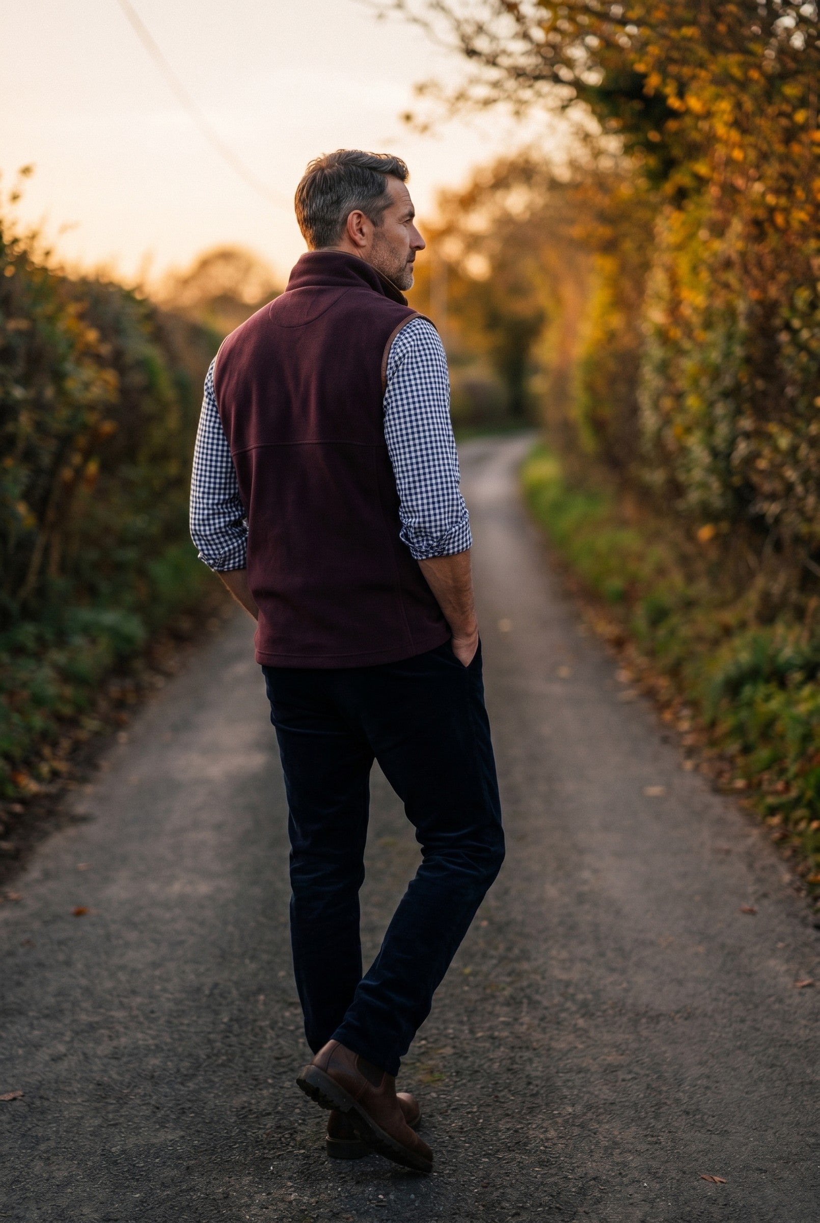 Men's Oakham Fleece Gilet | Blackstone London