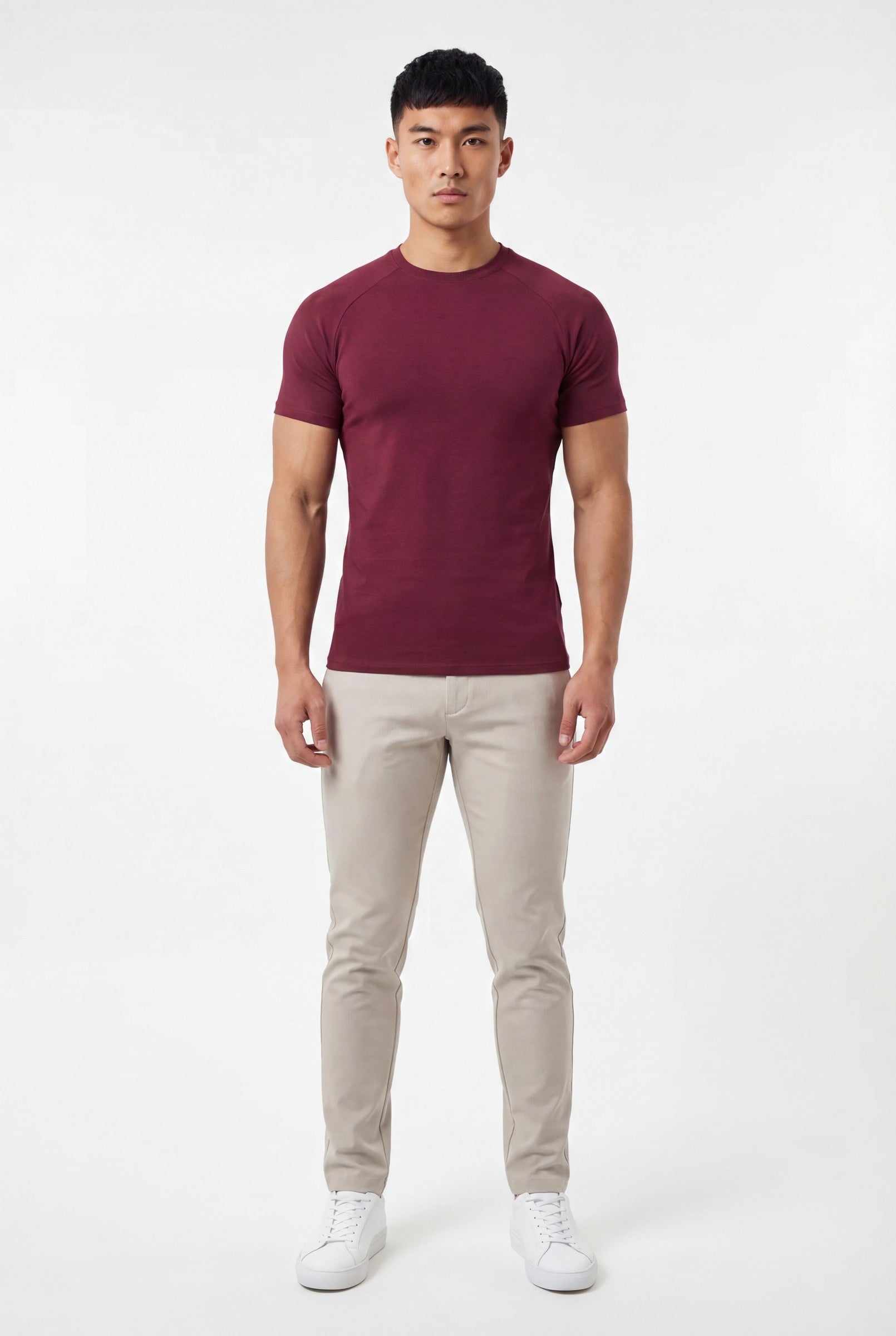 Men's Muscle Fit Crewneck T-Shirt | Blackstone London