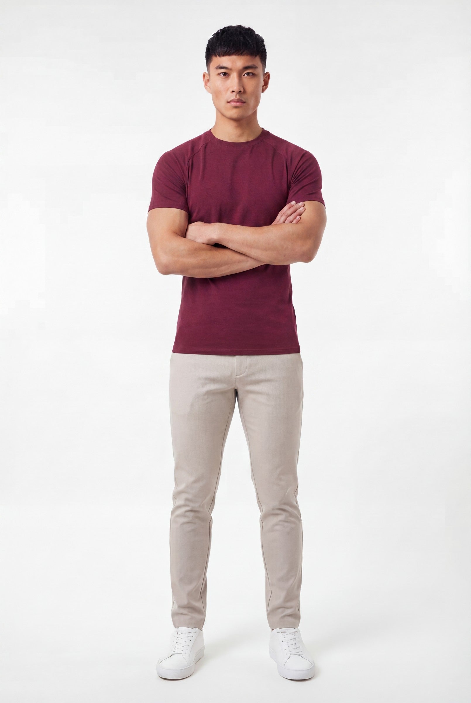 Men's Muscle Fit Crewneck T-Shirt | Blackstone London