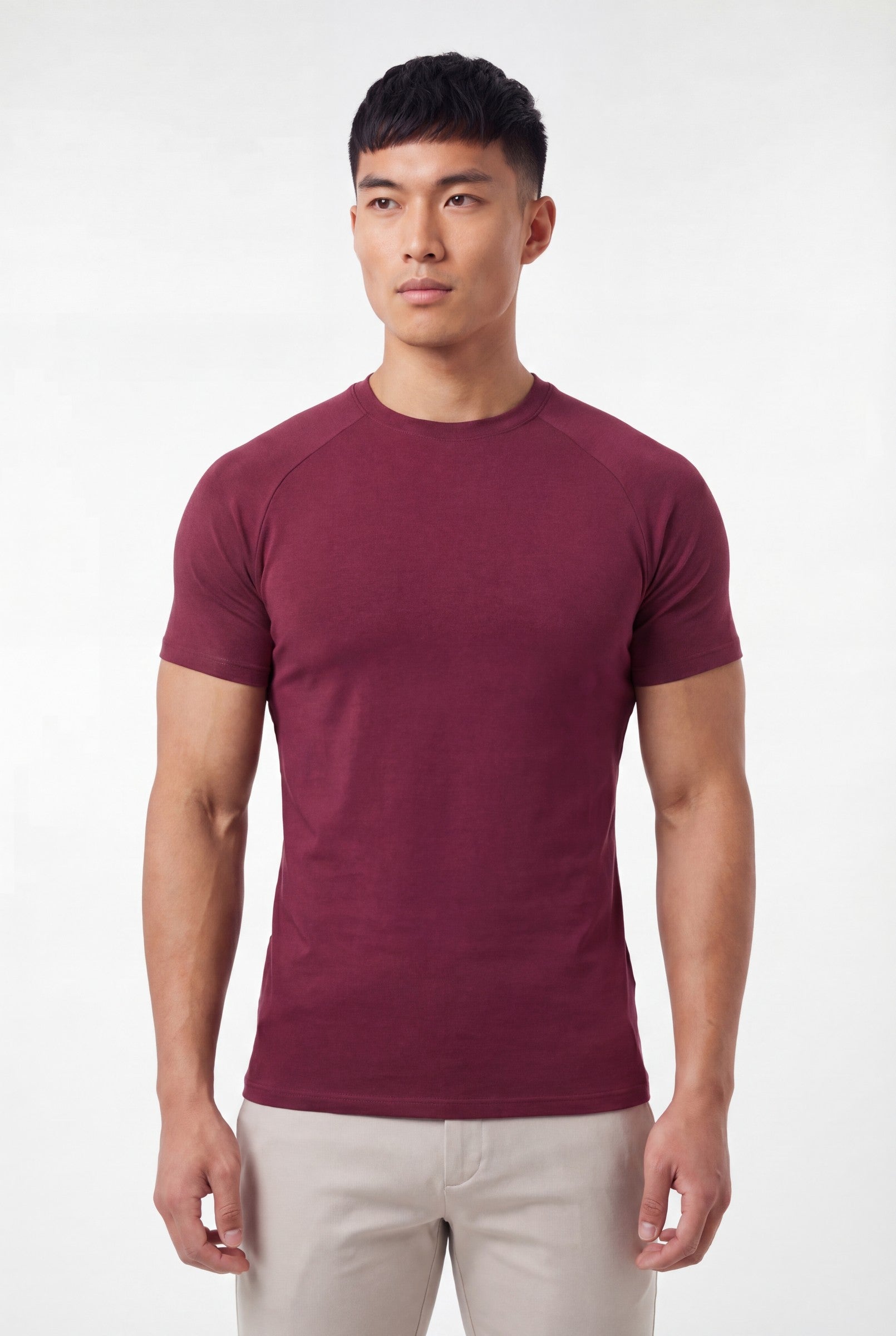 Men's Muscle Fit Crewneck T-Shirt | Blackstone London