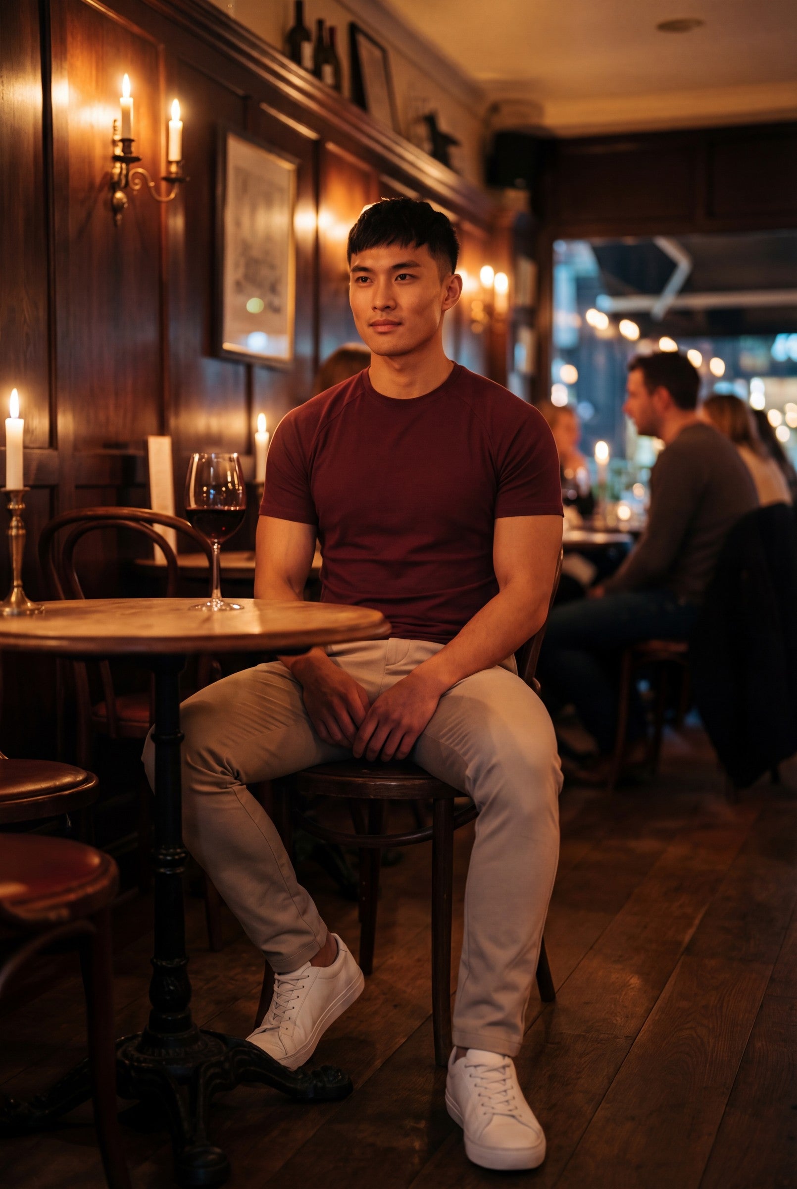 Men's Muscle Fit Crewneck T-Shirt | Blackstone London