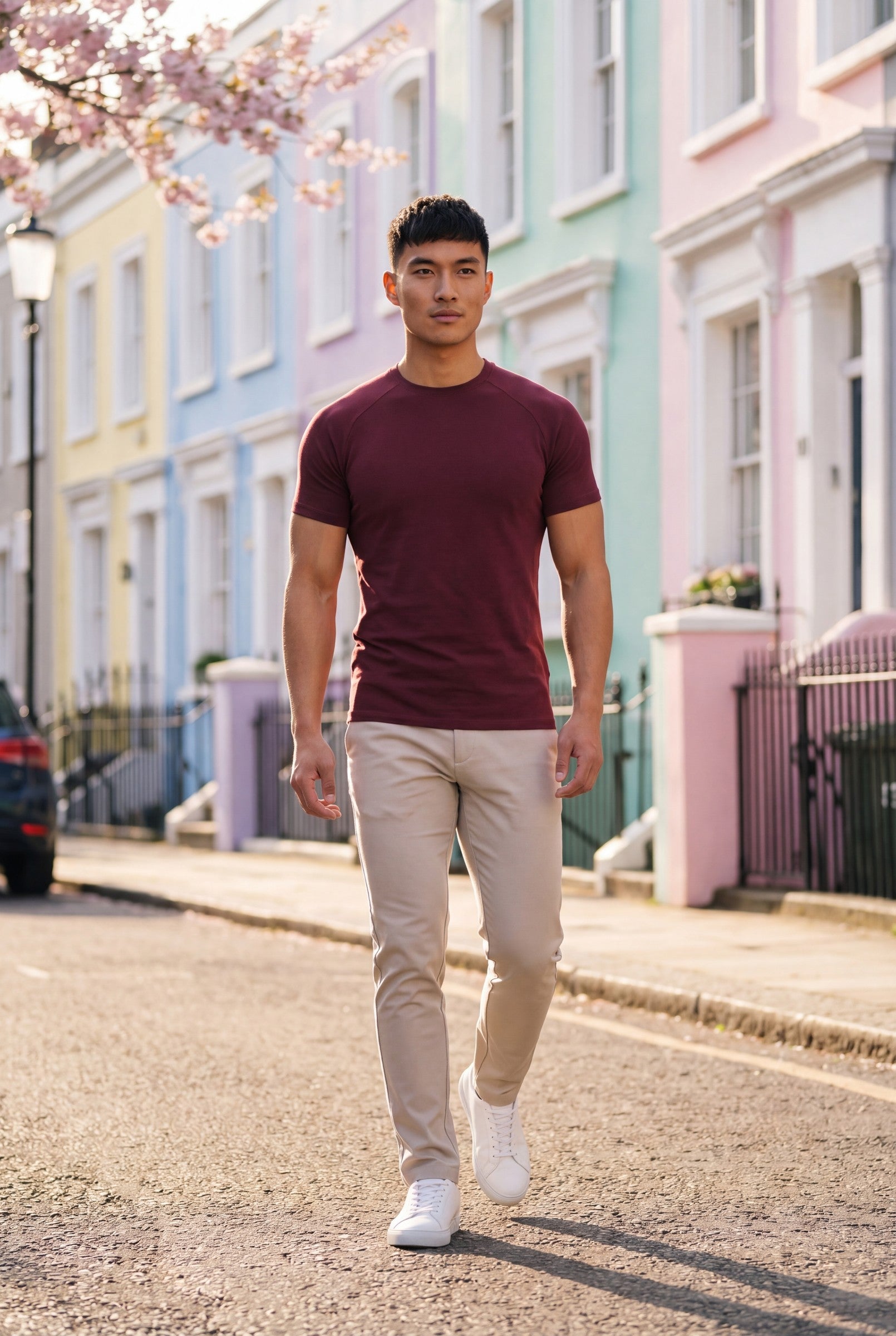 Men's Muscle Fit Crewneck T-Shirt | Blackstone London