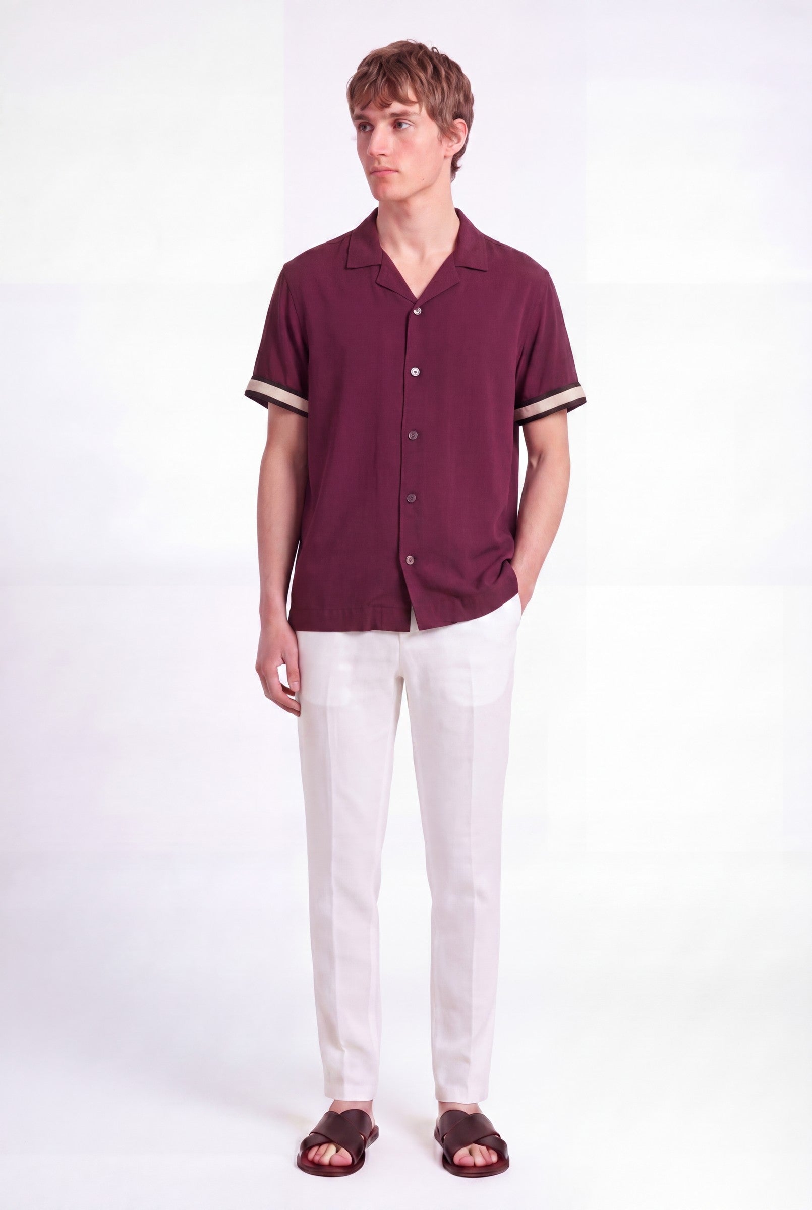 Men's Ecovero Viscose Resort Shirt | Blackstone London