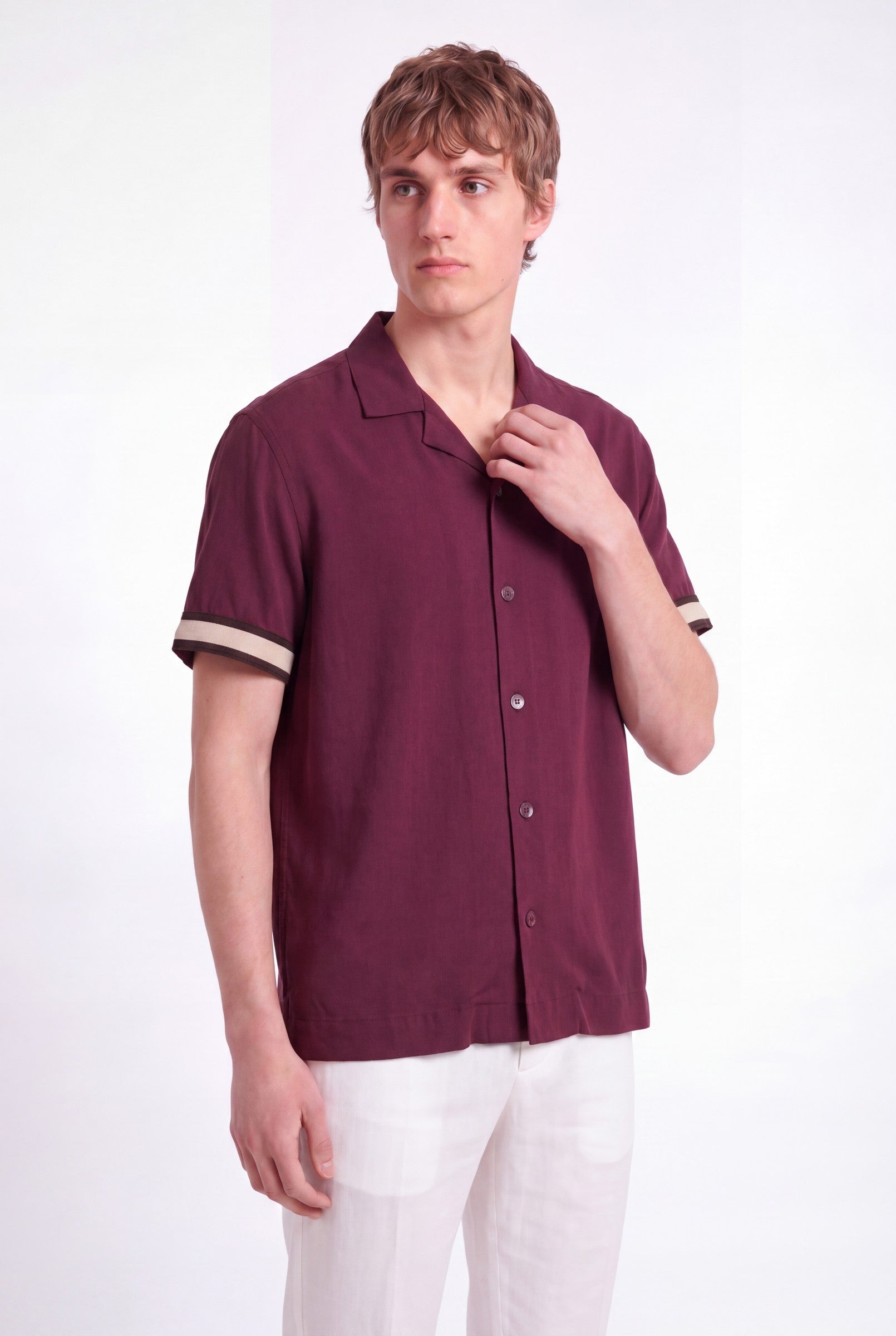 Men's Ecovero Viscose Resort Shirt | Blackstone London