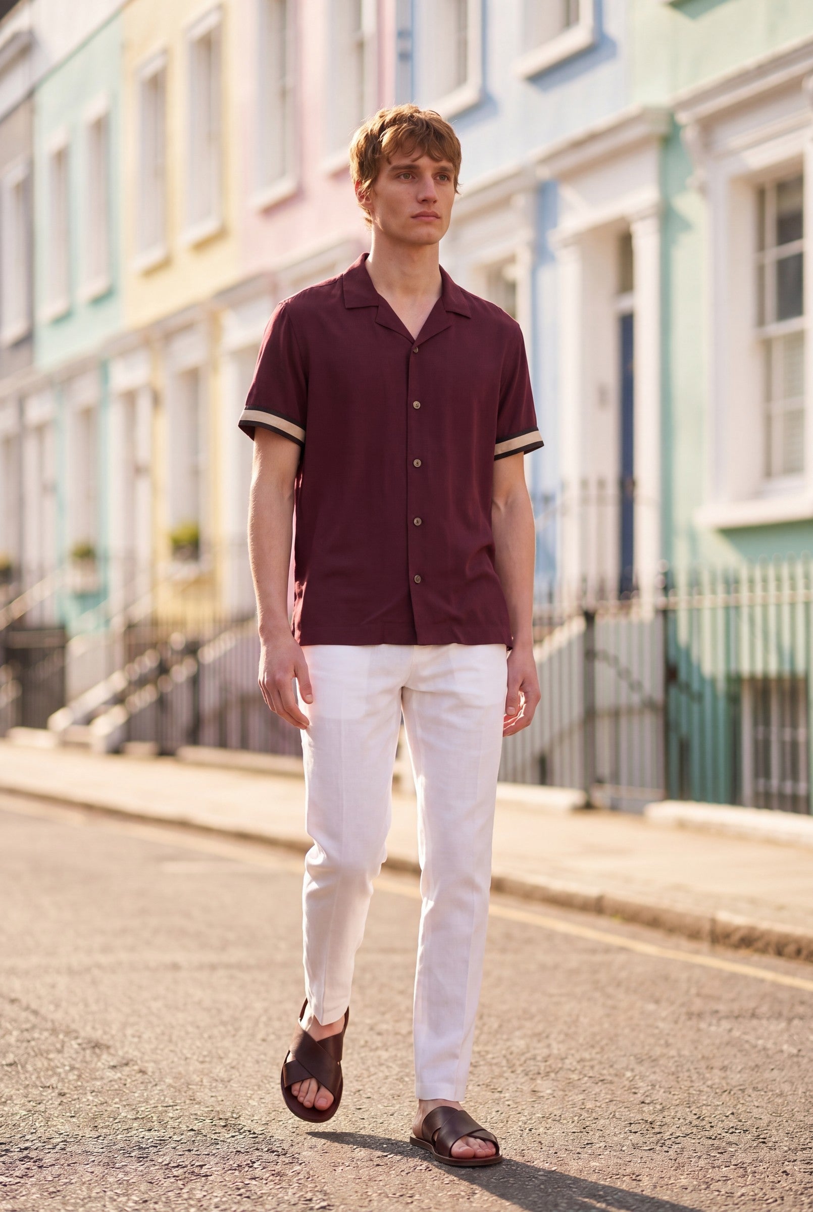 Men's Ecovero Viscose Resort Shirt | Blackstone London