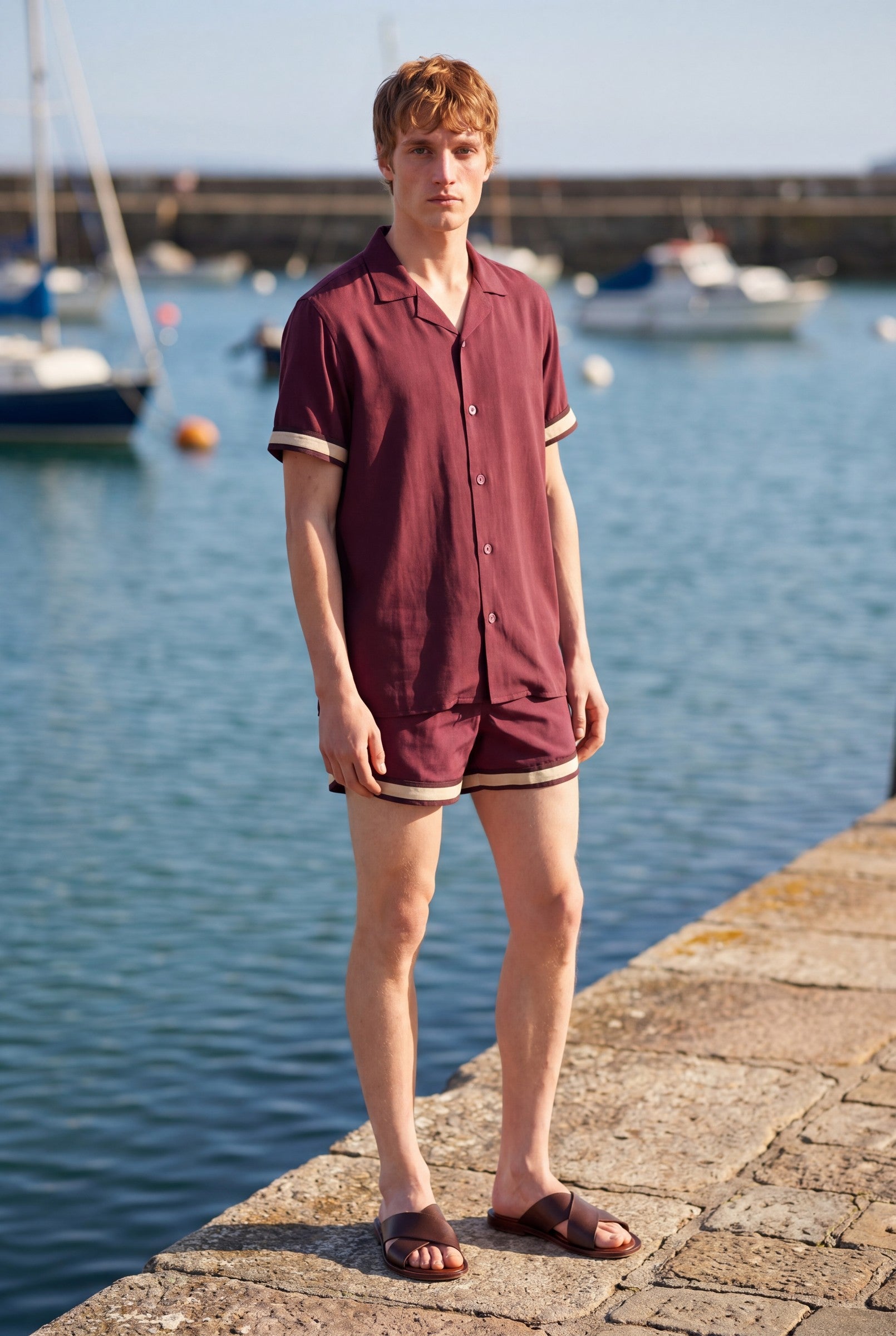 Men's Recycled Nylon Baller Swim Shorts | Blackstone London