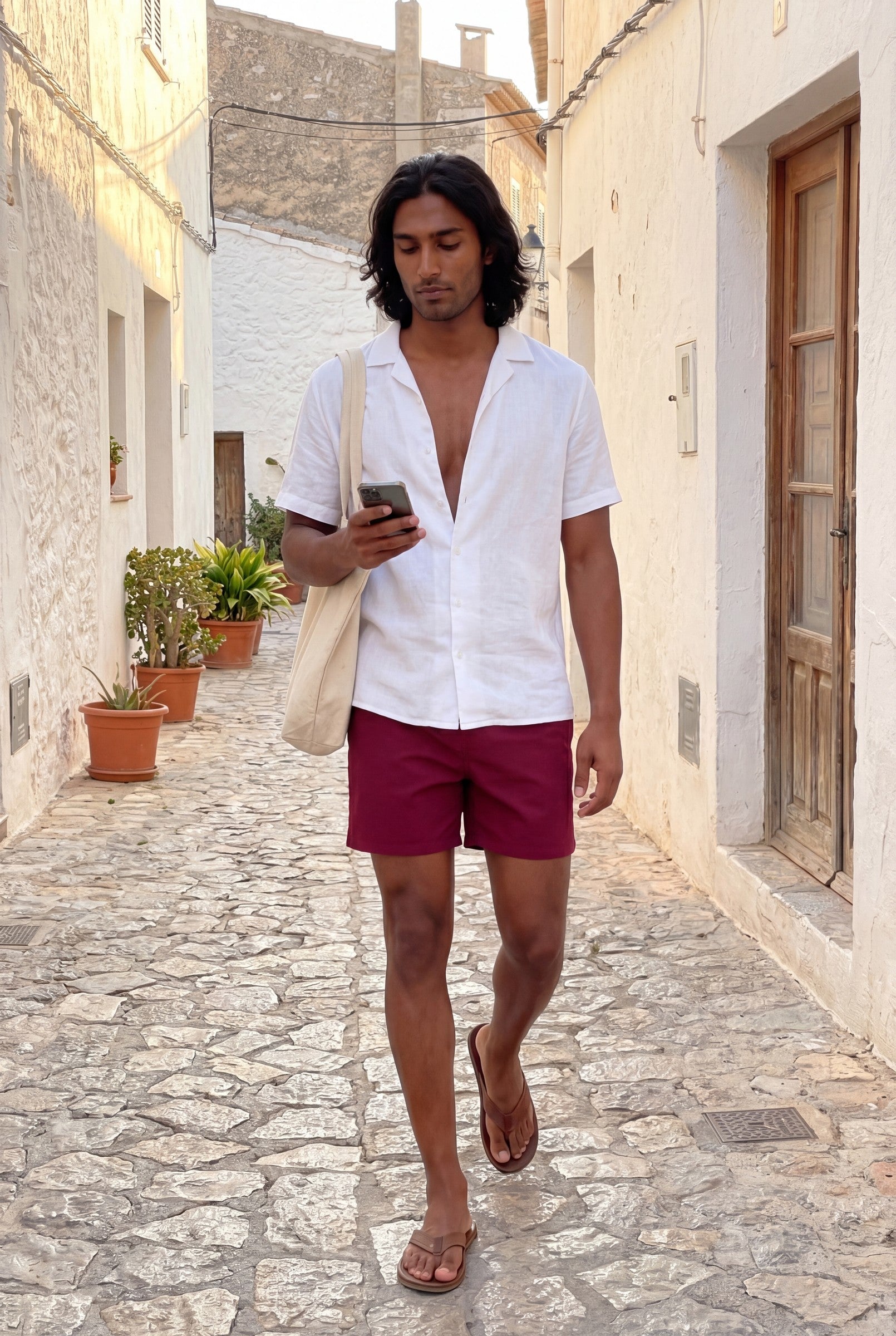 Men's Solid Resort Swim Shorts | Blackstone London