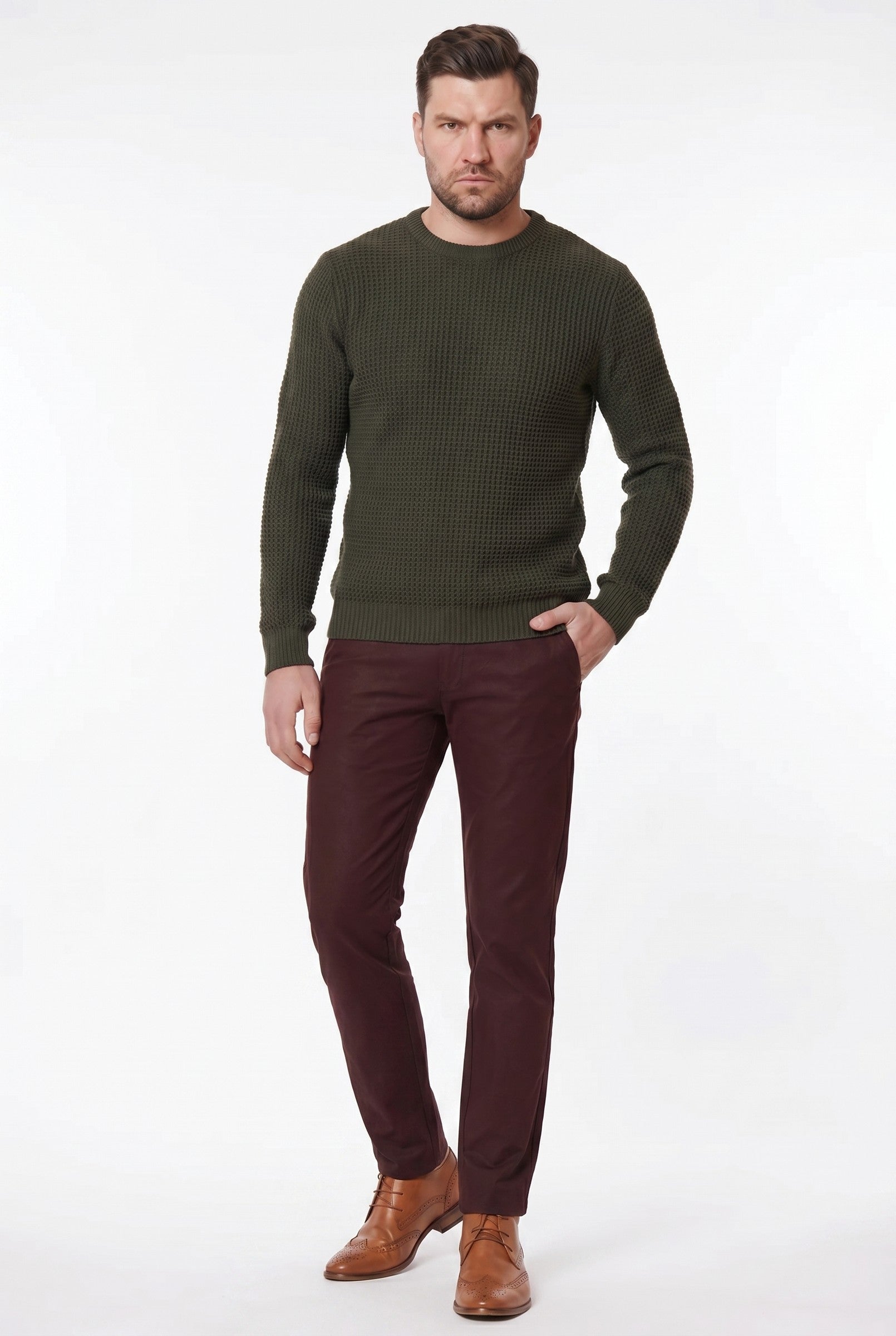 Men's Slim Tailored Chinos | Blackstone London