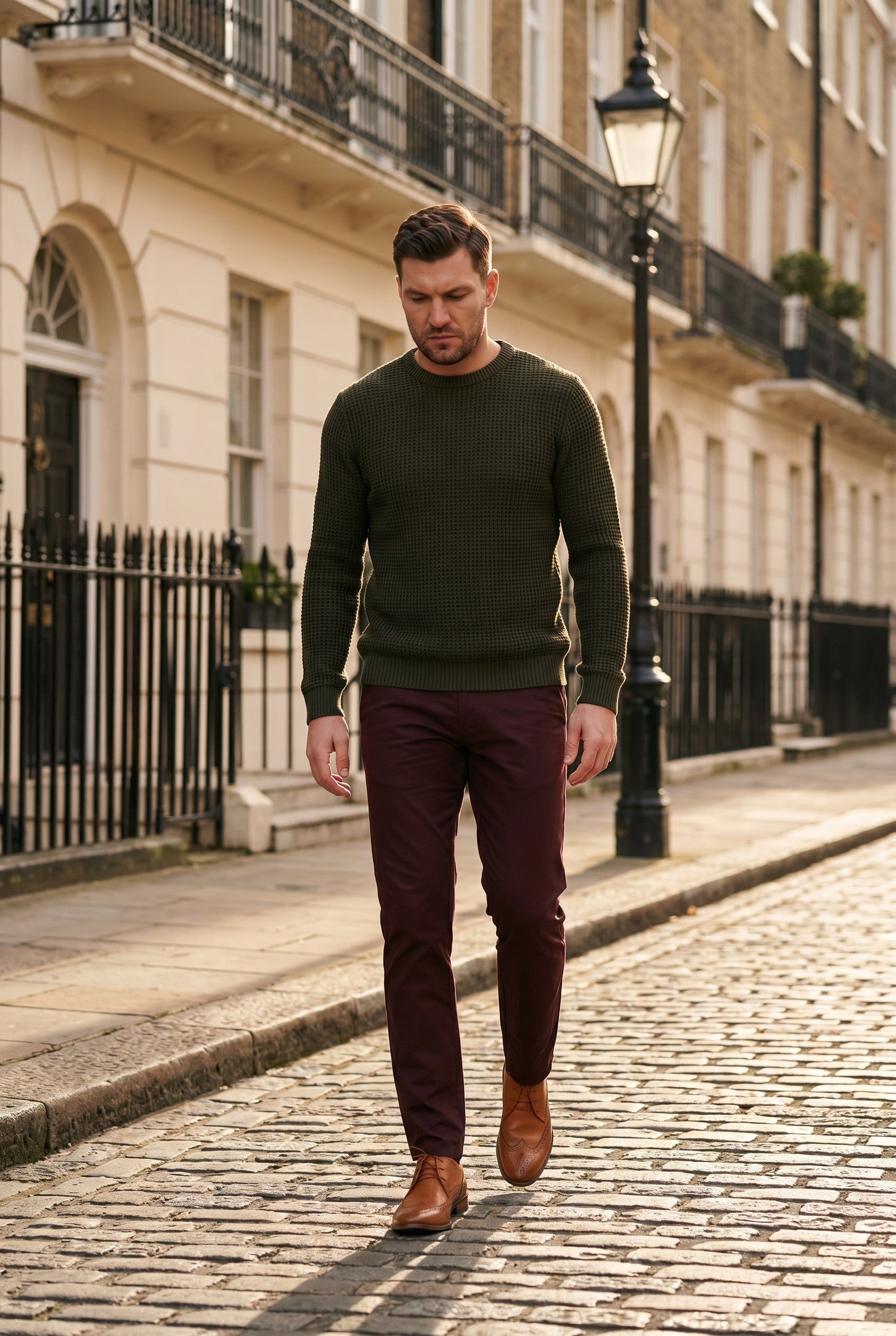 Men's Slim Tailored Chinos | Blackstone London