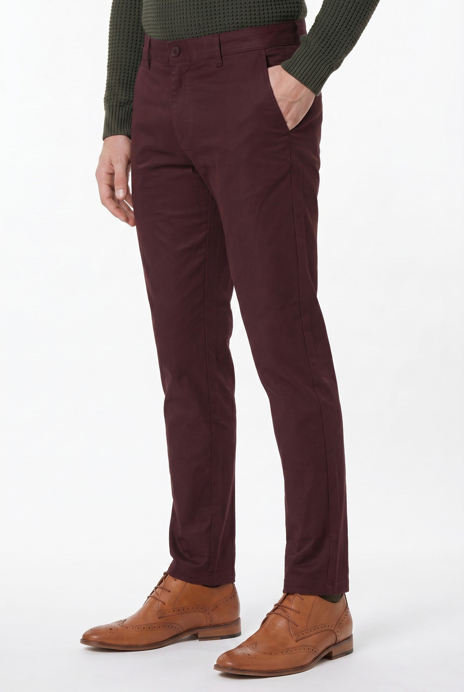 Men's Slim Tailored Chinos | Blackstone London