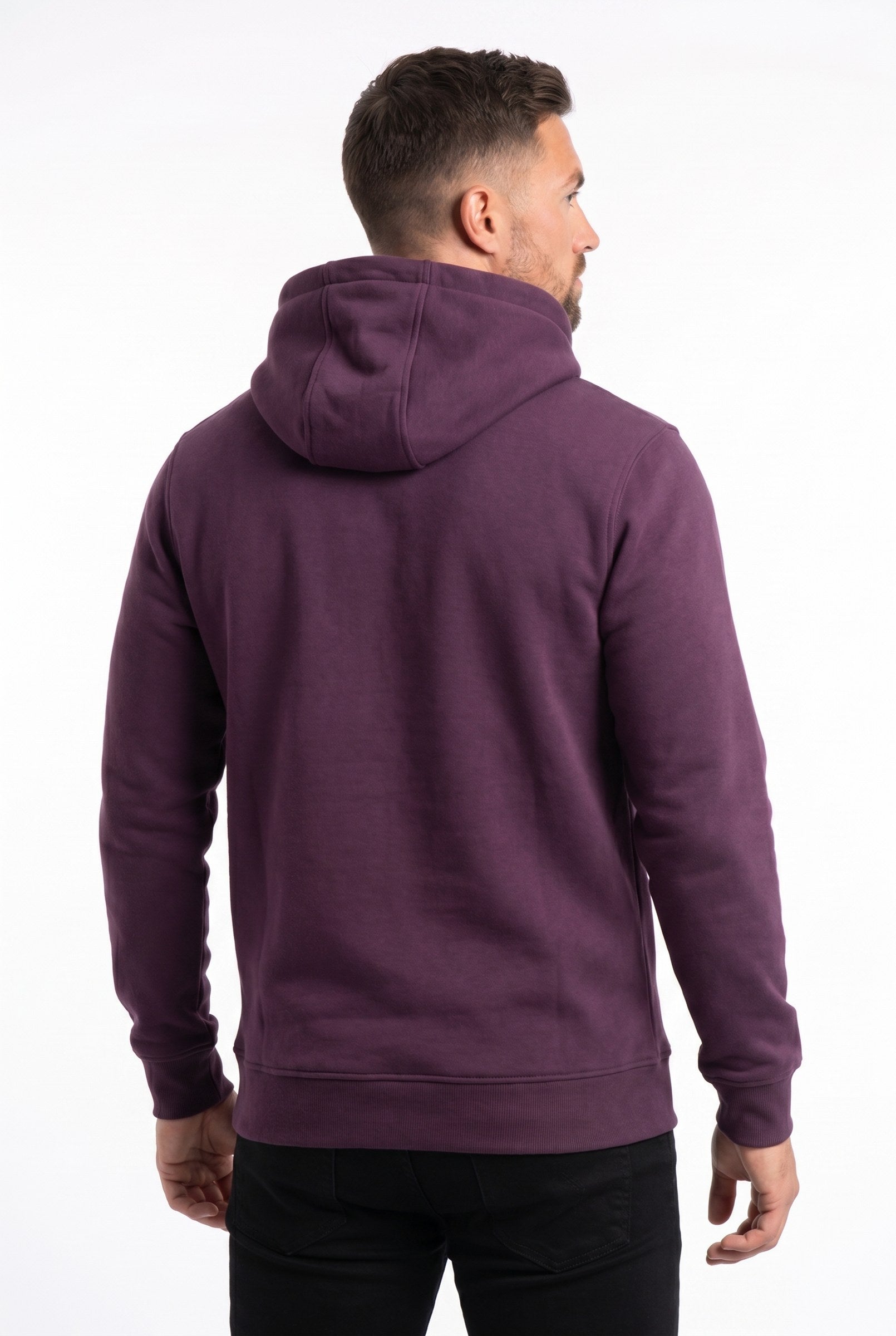 Men's Fundamental Fleece Pullover Hoodie | Blackstone London