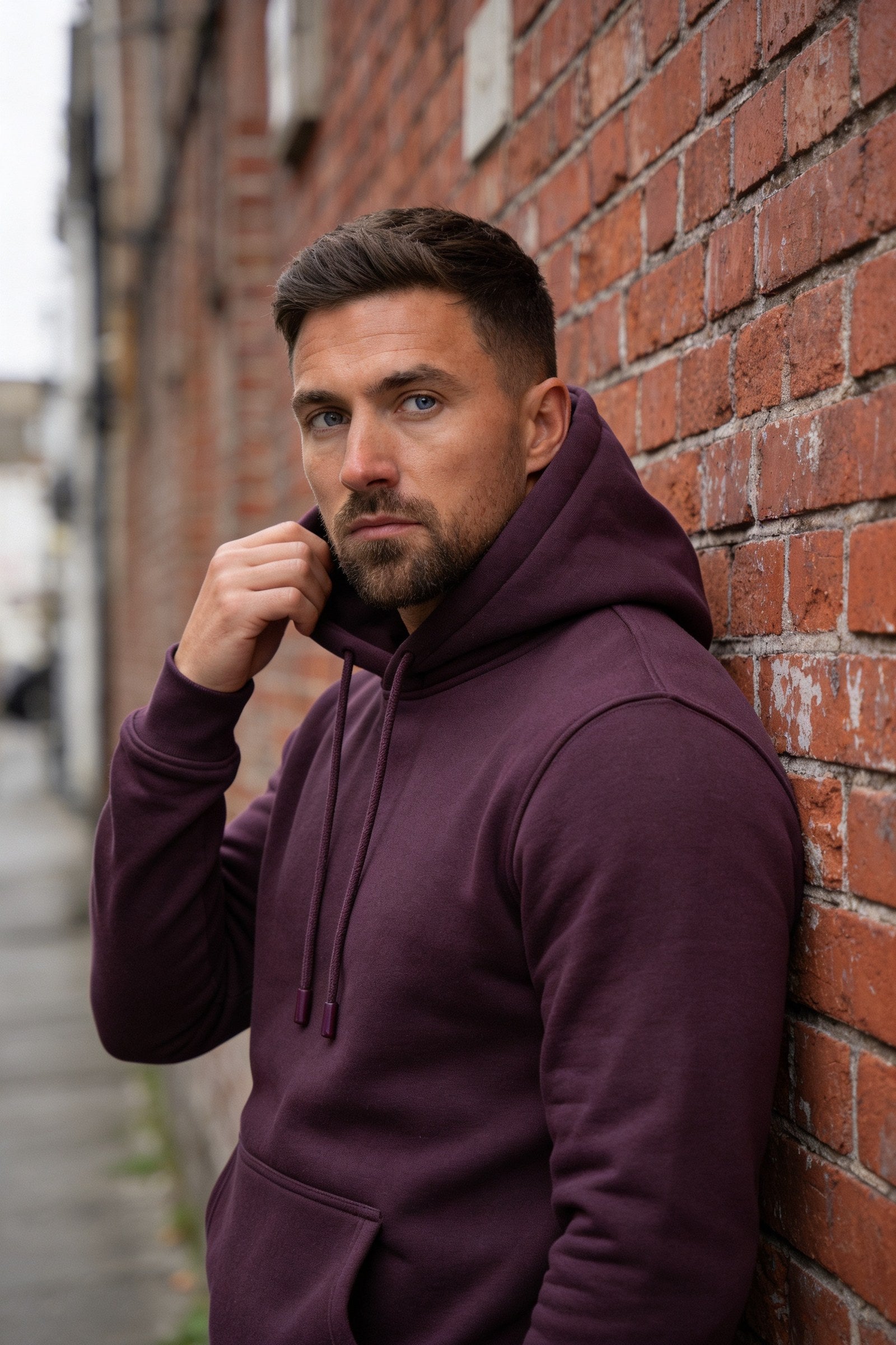 Men's Fundamental Fleece Pullover Hoodie | Blackstone London