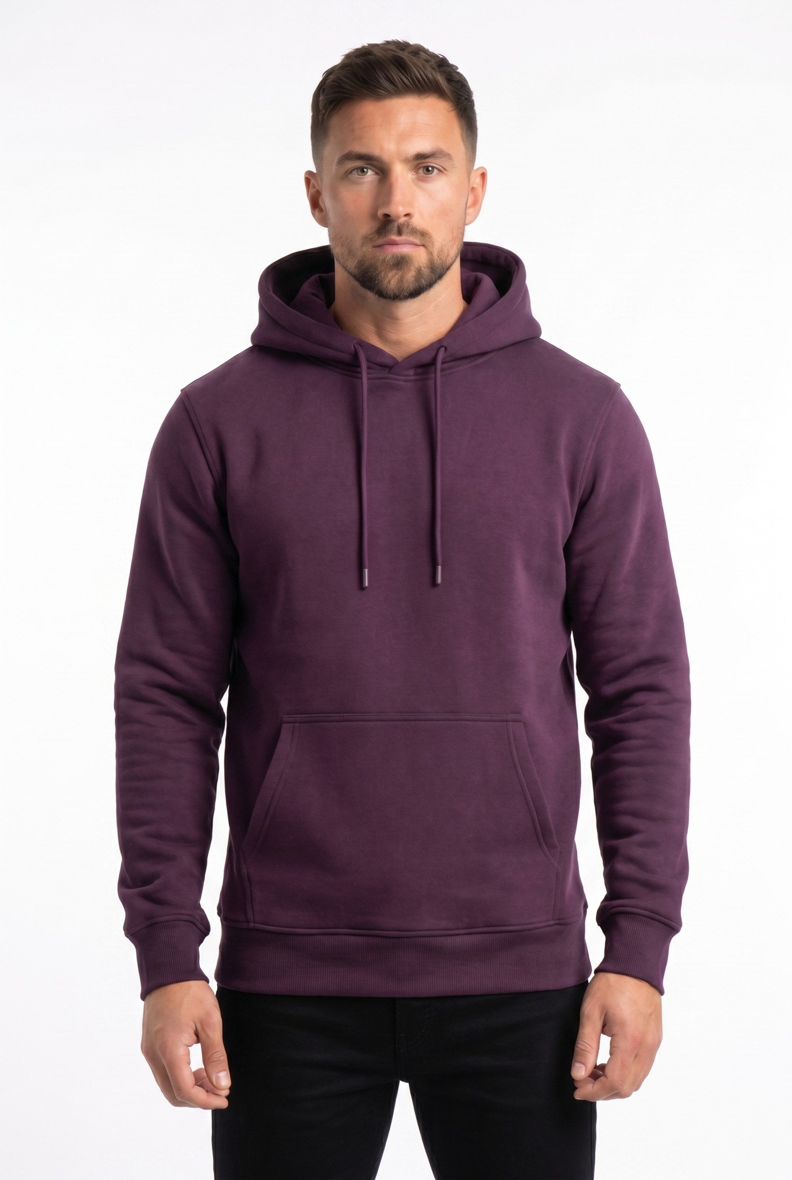Men's Fundamental Fleece Pullover Hoodie | Blackstone London